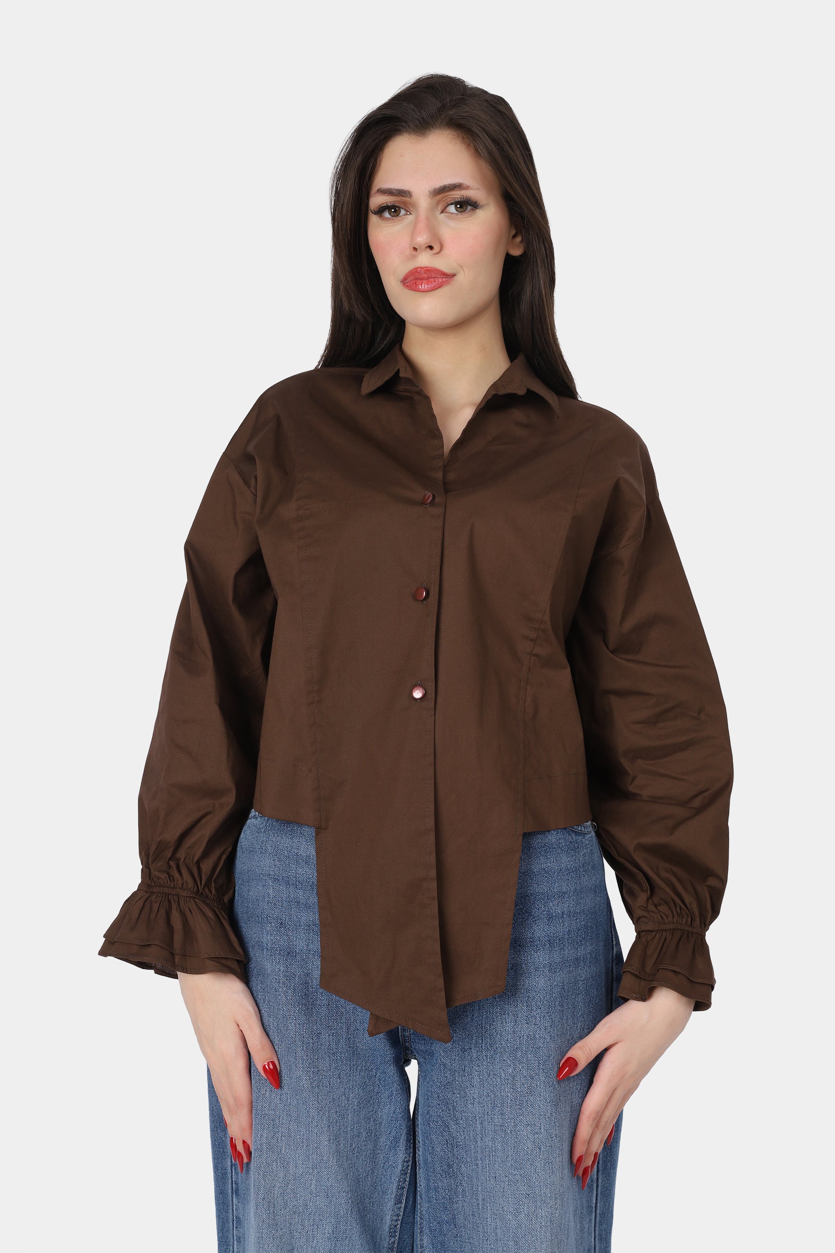 Elegant Asymmetrical Shirt 2072738