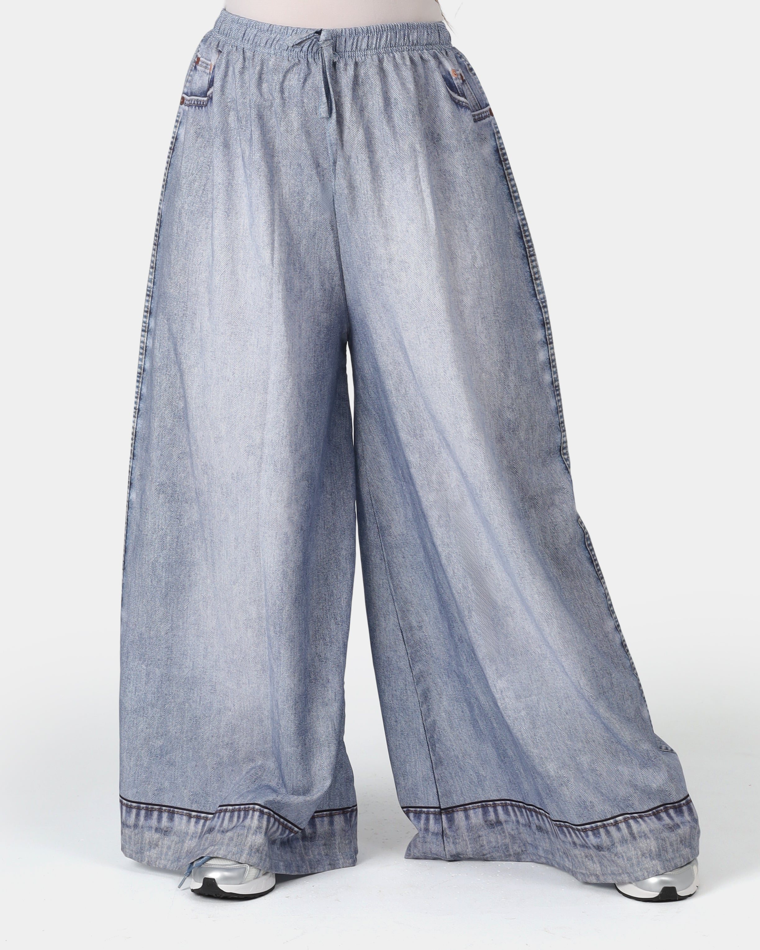Wide Leg Casual Trousers 2073M726