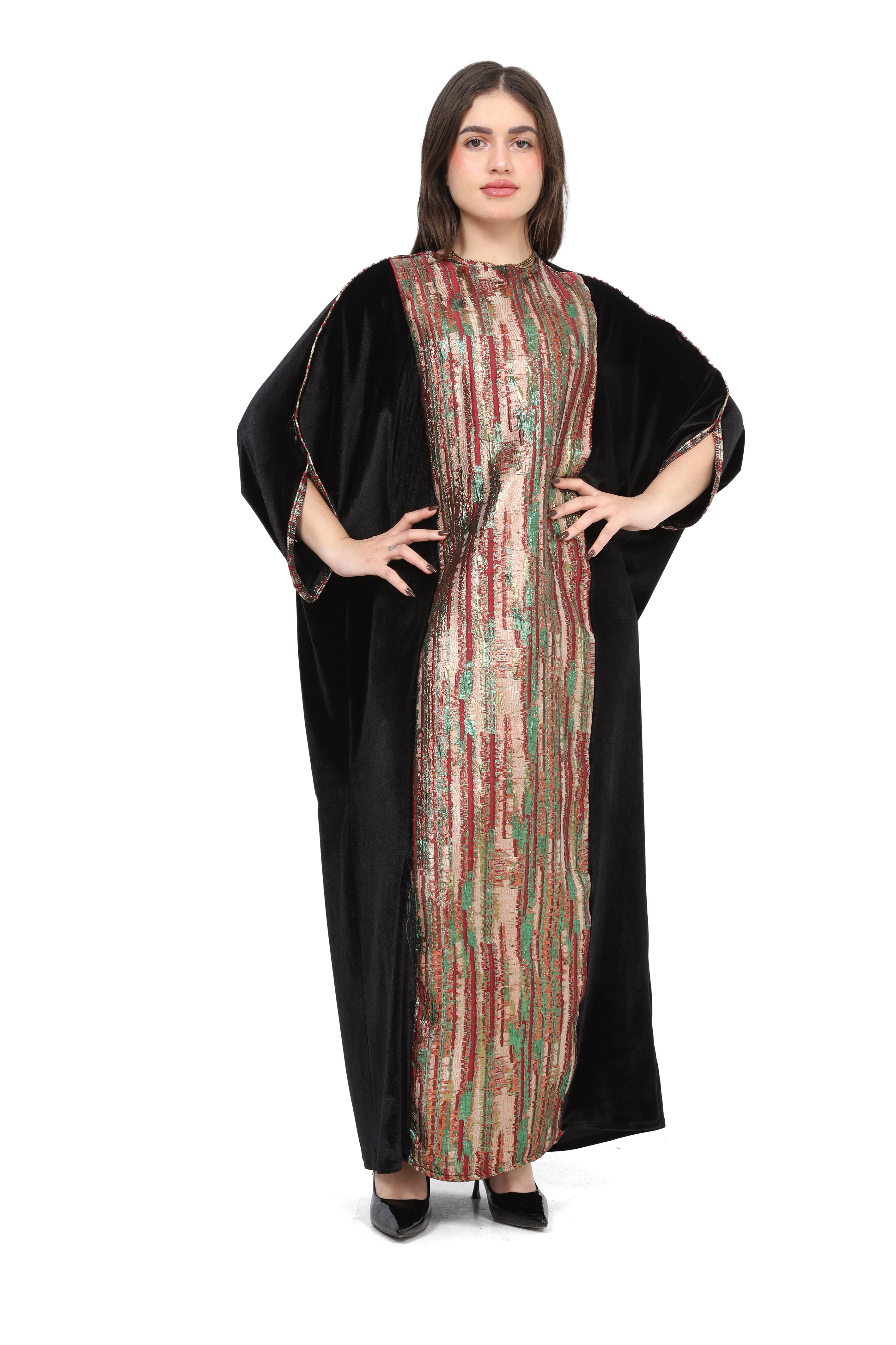 Maxi Dress With Front Shimmer 17193010