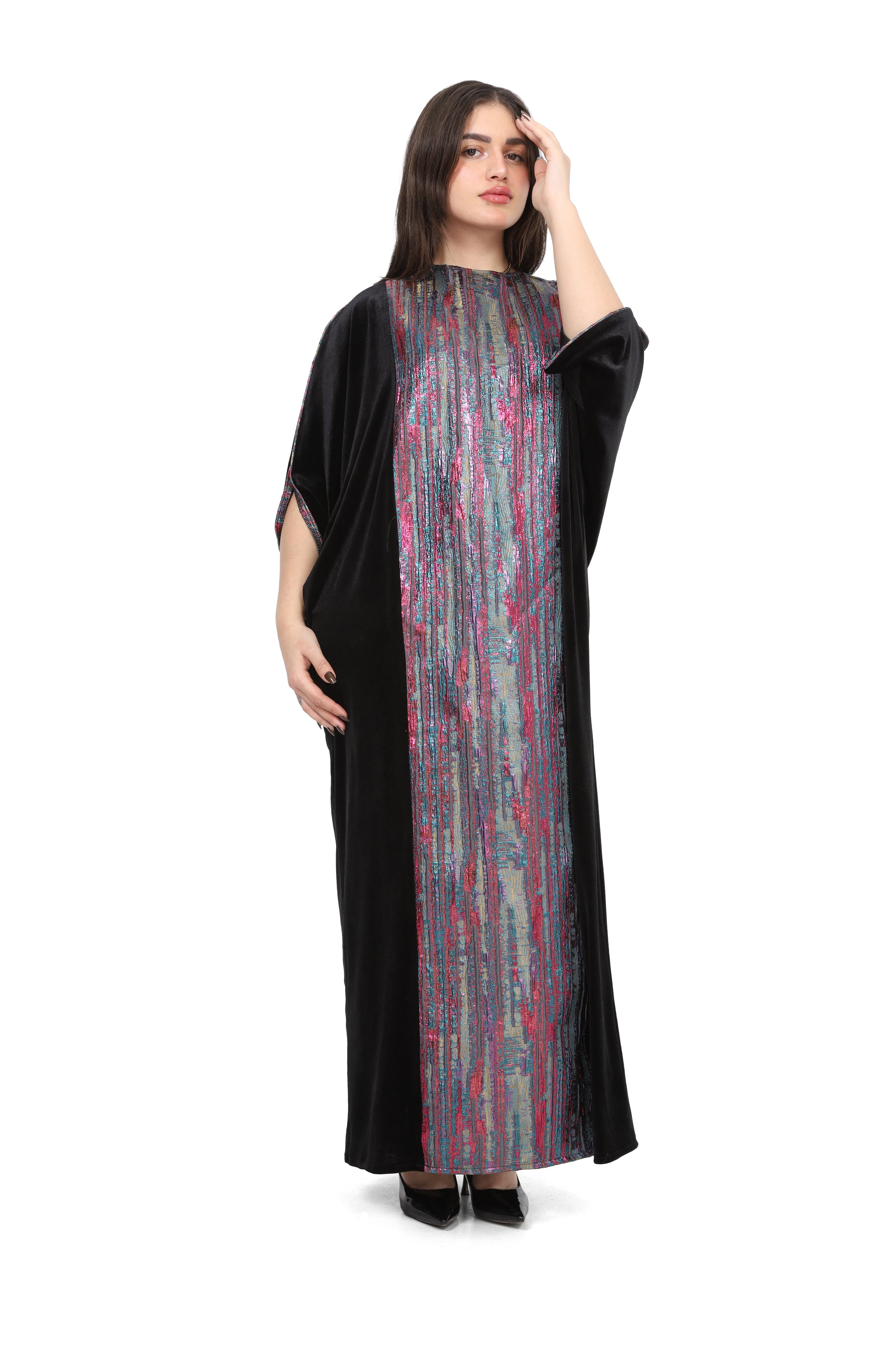 Maxi Dress With Front Shimmer 17193010