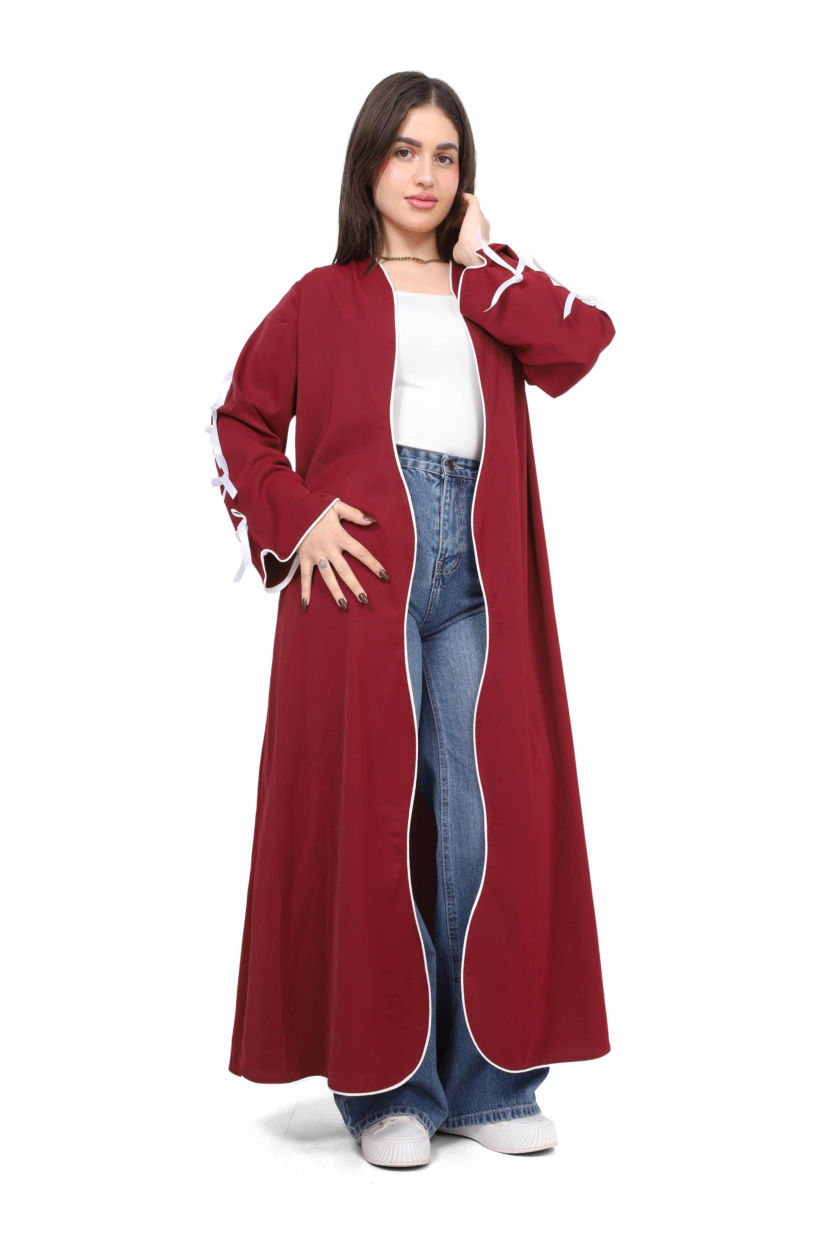 Elegant Bow Sleeve Cardigan 17195005