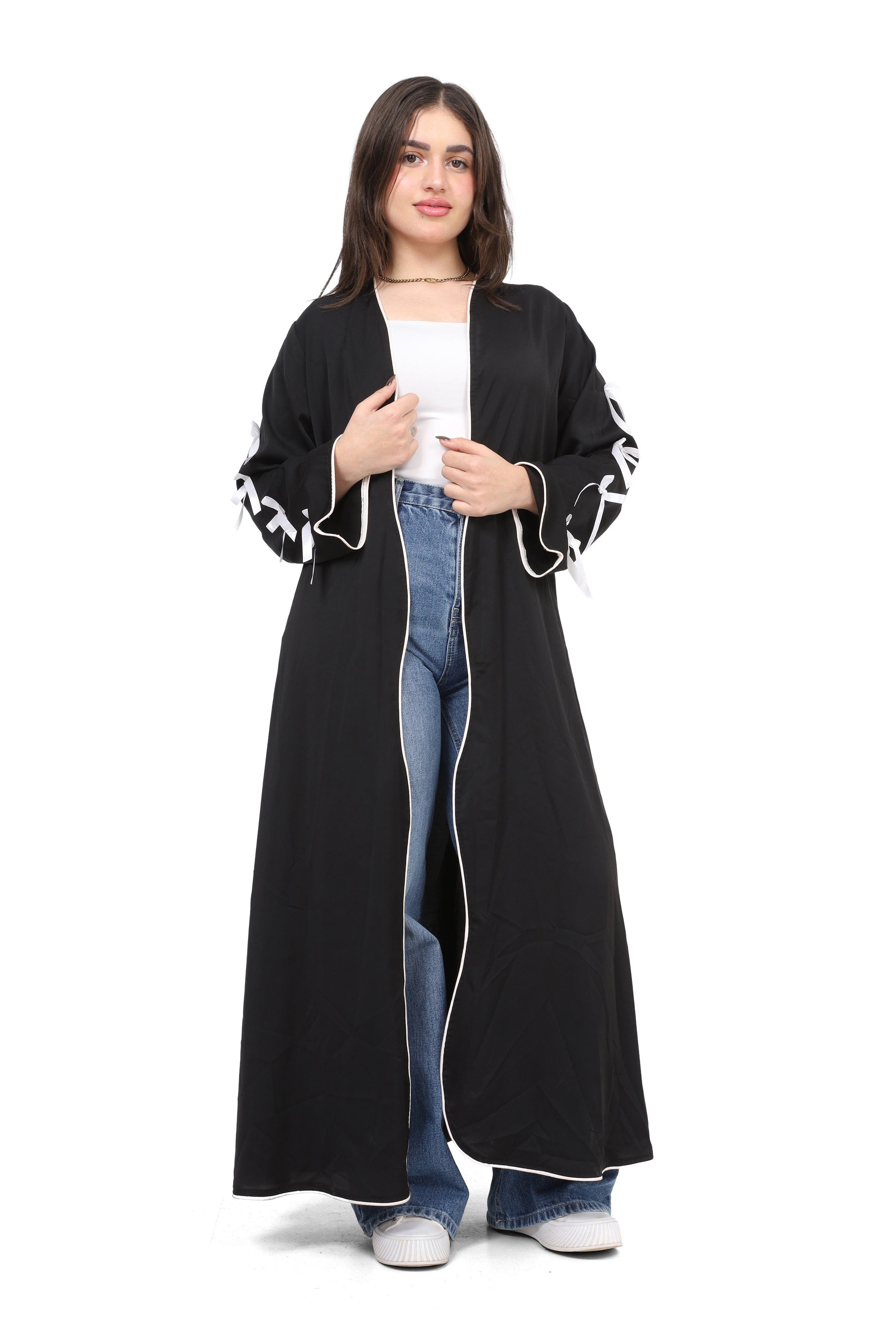 Elegant Bow Sleeve Cardigan 20765005