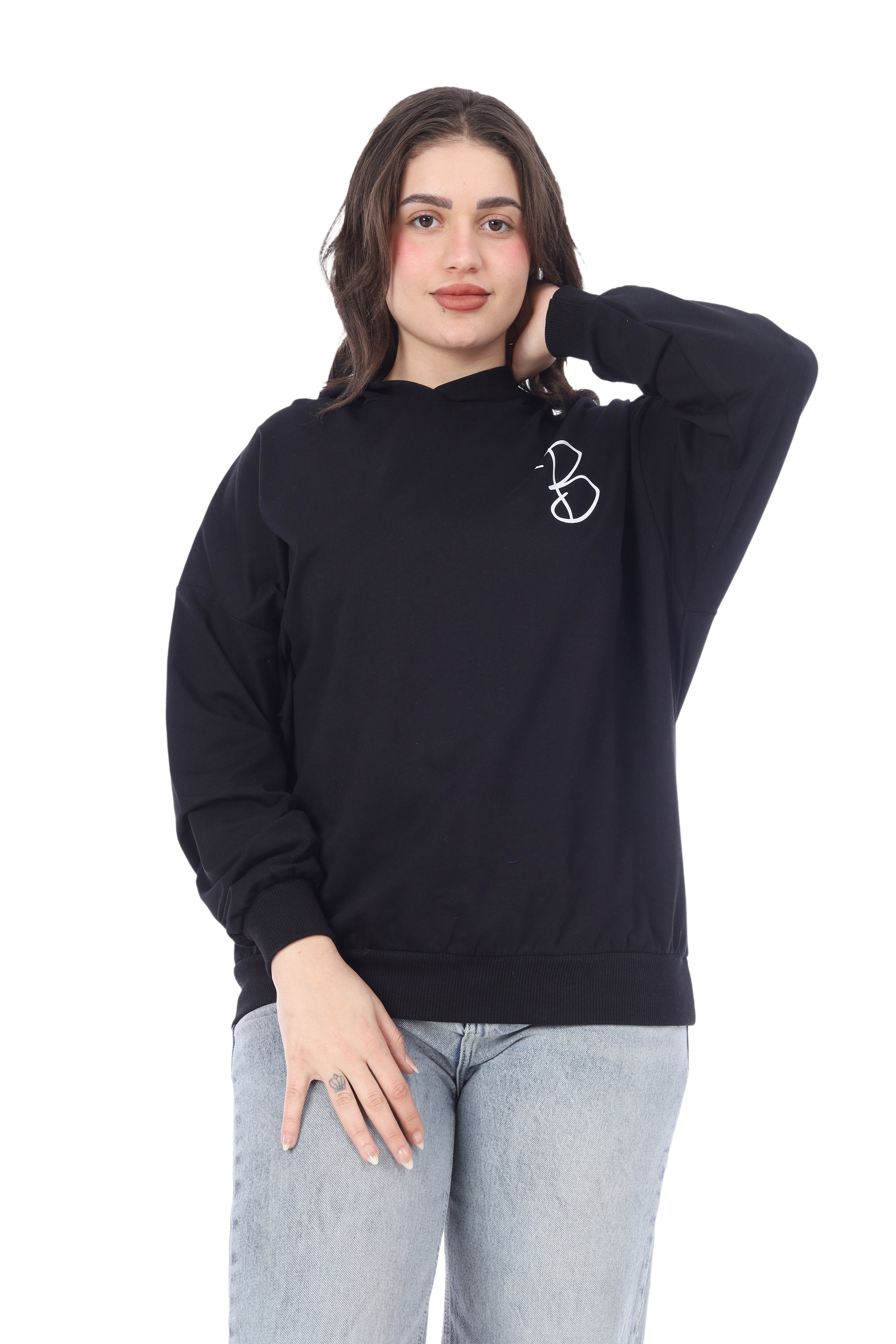 Printed Oversized Hoodie 2079538
