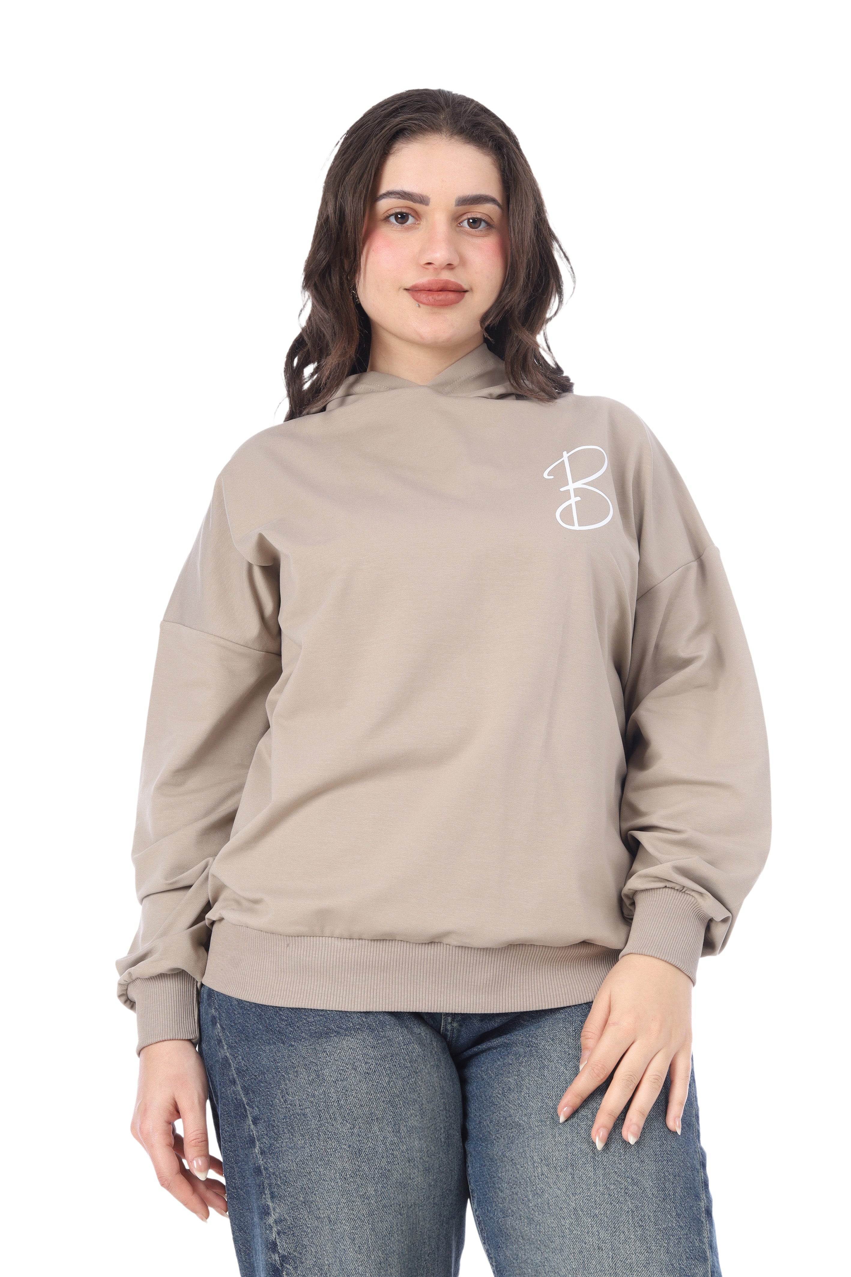 Printed Oversized Hoodie 2079538