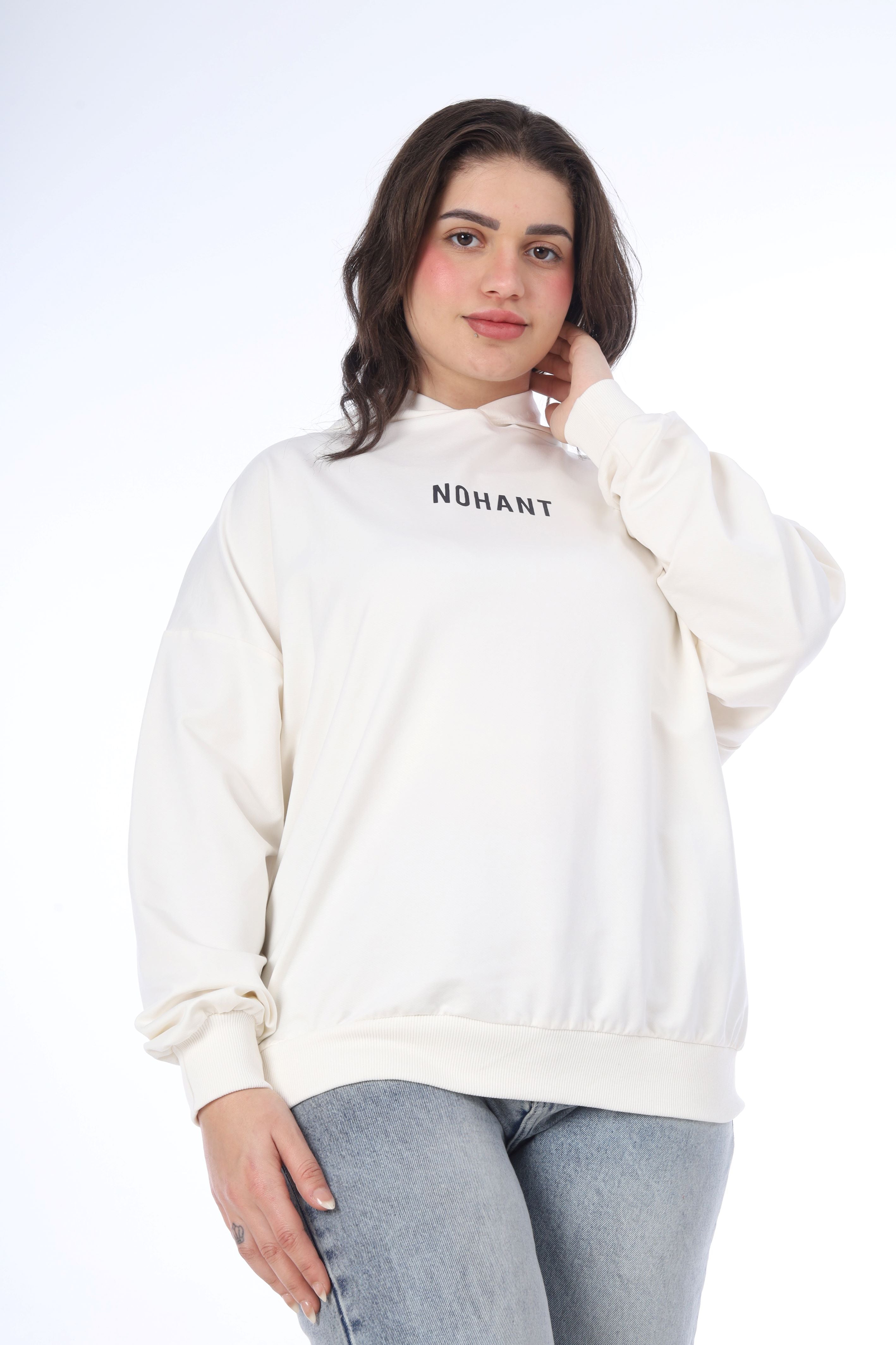Hooded Sweatshirt with Back Print 2079541