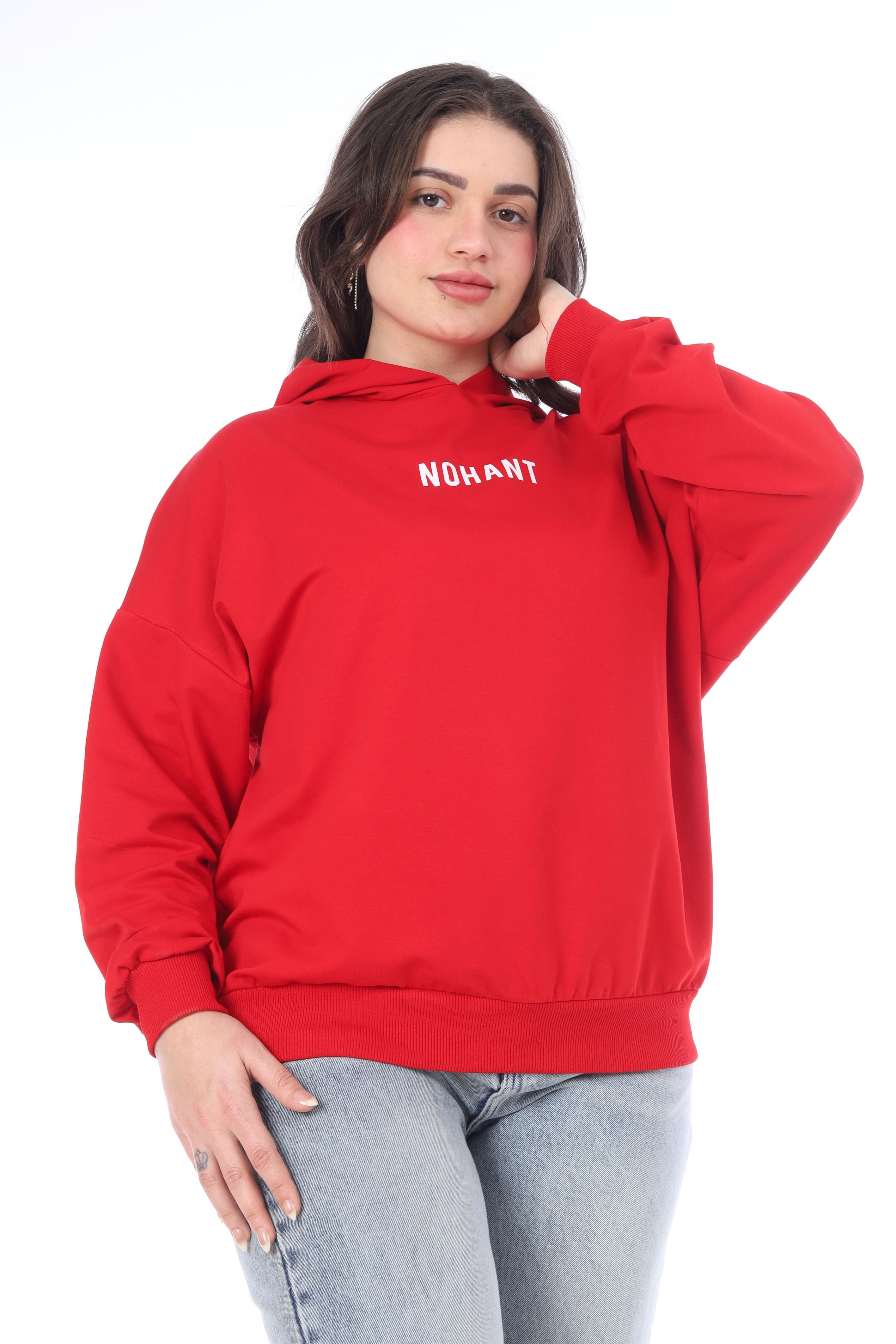 Hooded Sweatshirt with Back Print 2079541
