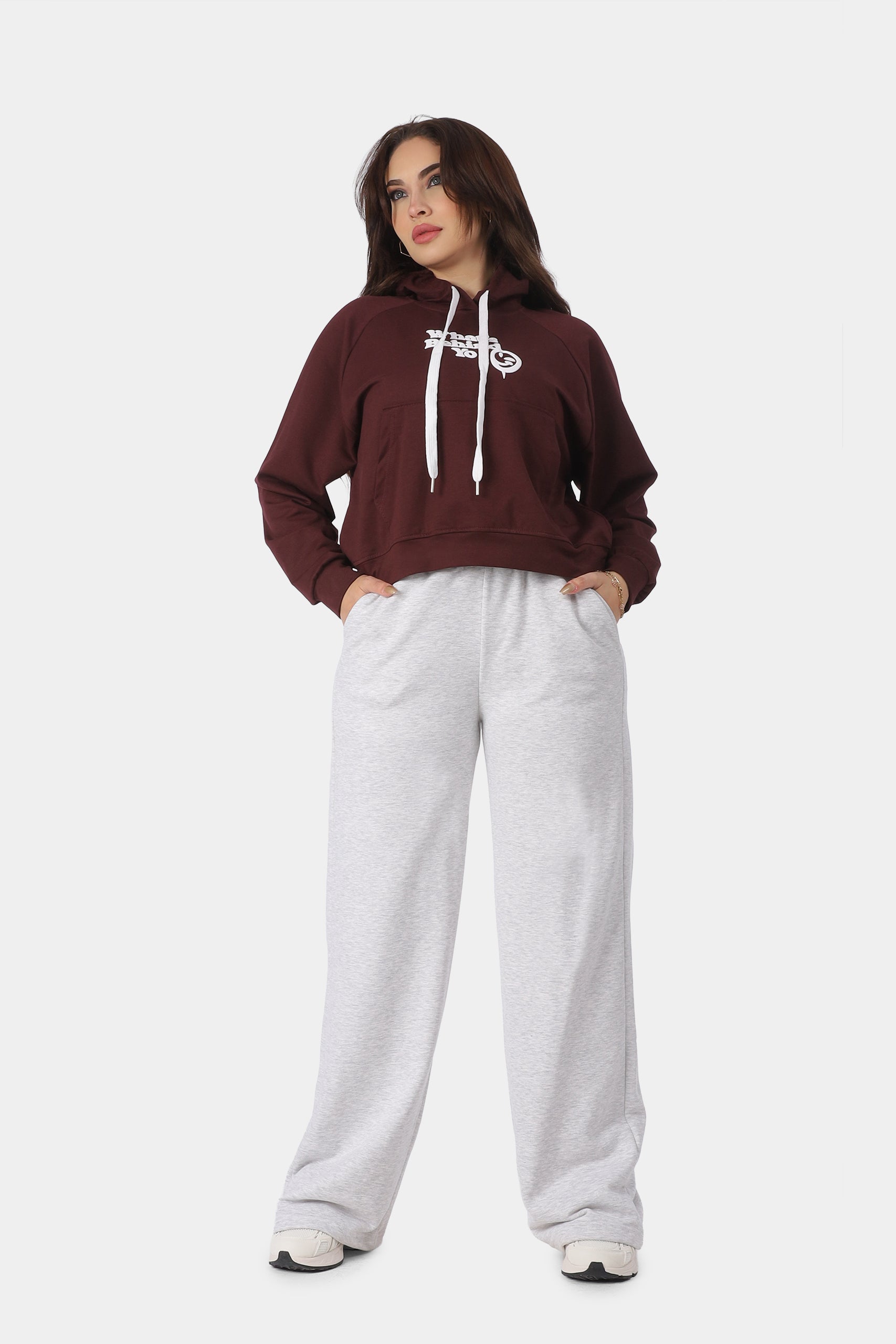Cropped Oversized Hoodie 20825017