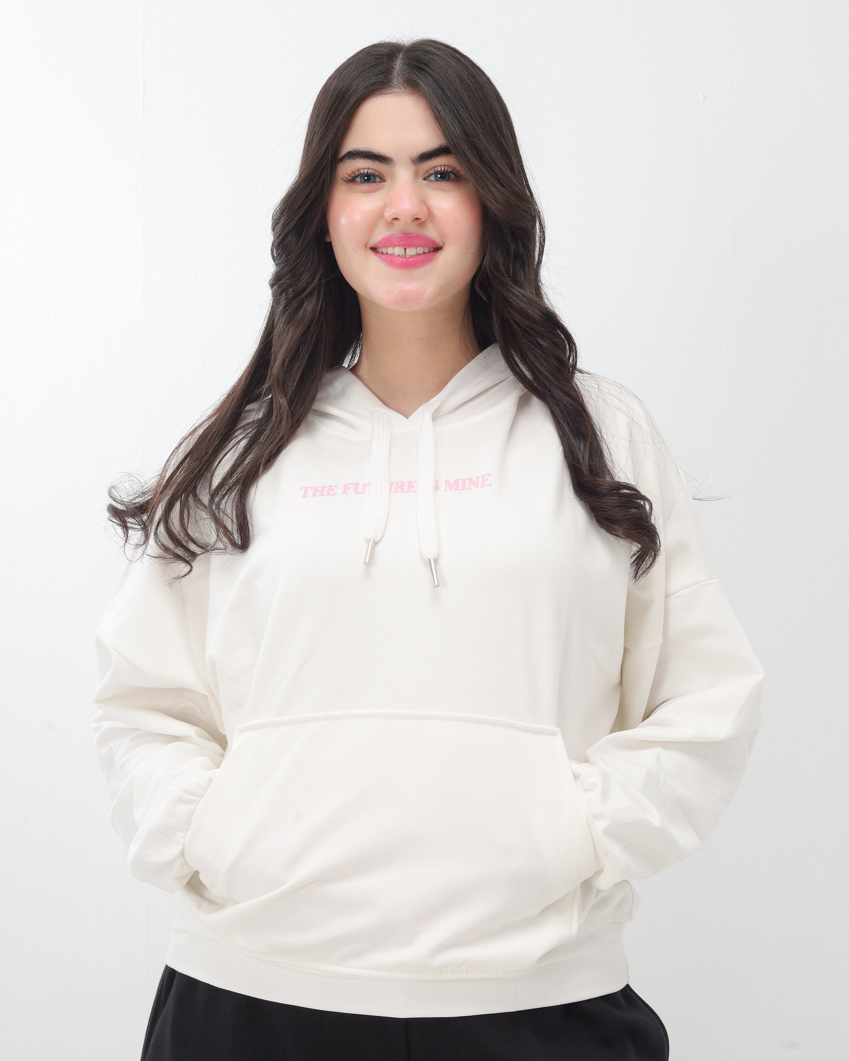 Cropped Hoodie with Hood 20825070