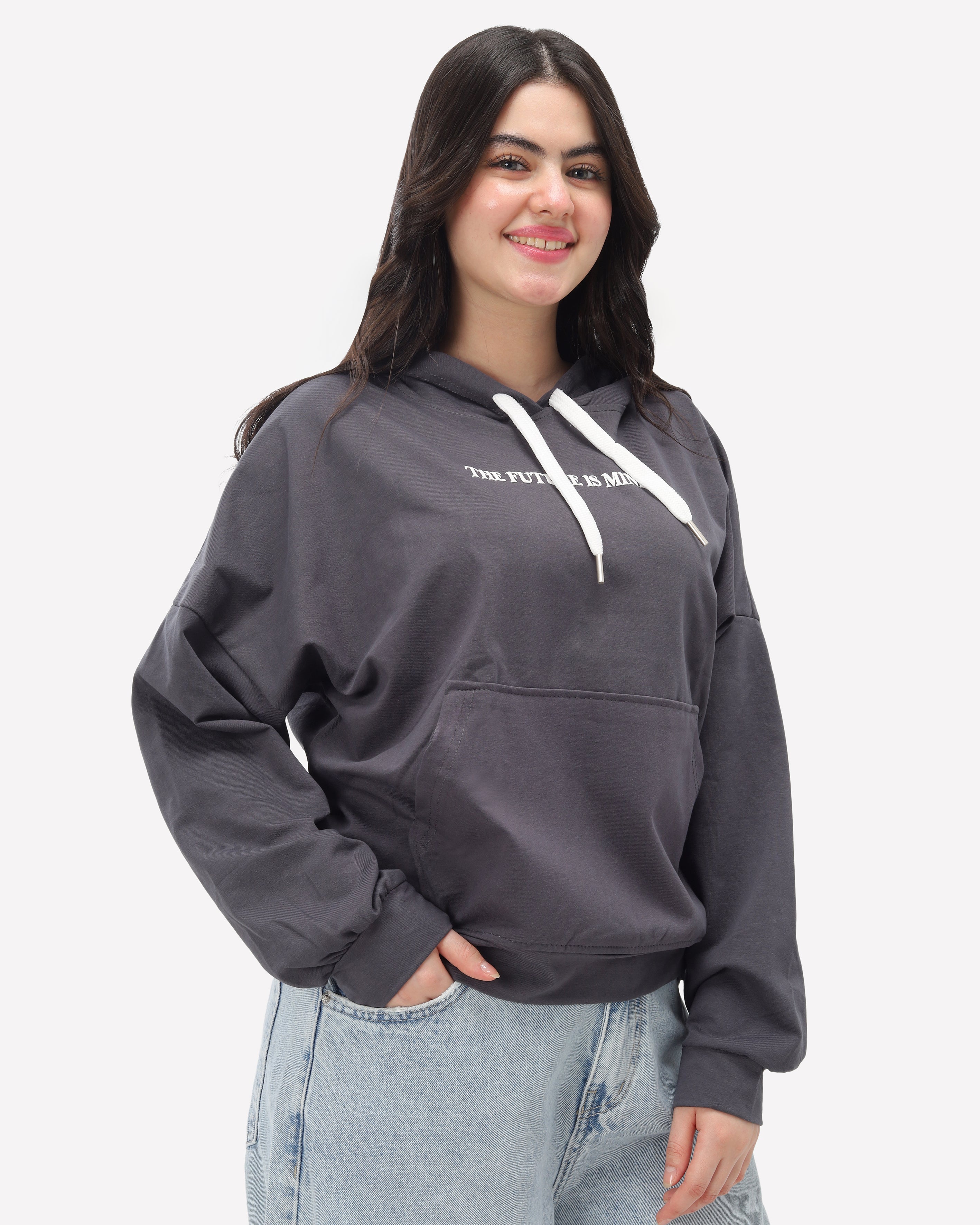 Cropped Hoodie with Hood 20825070