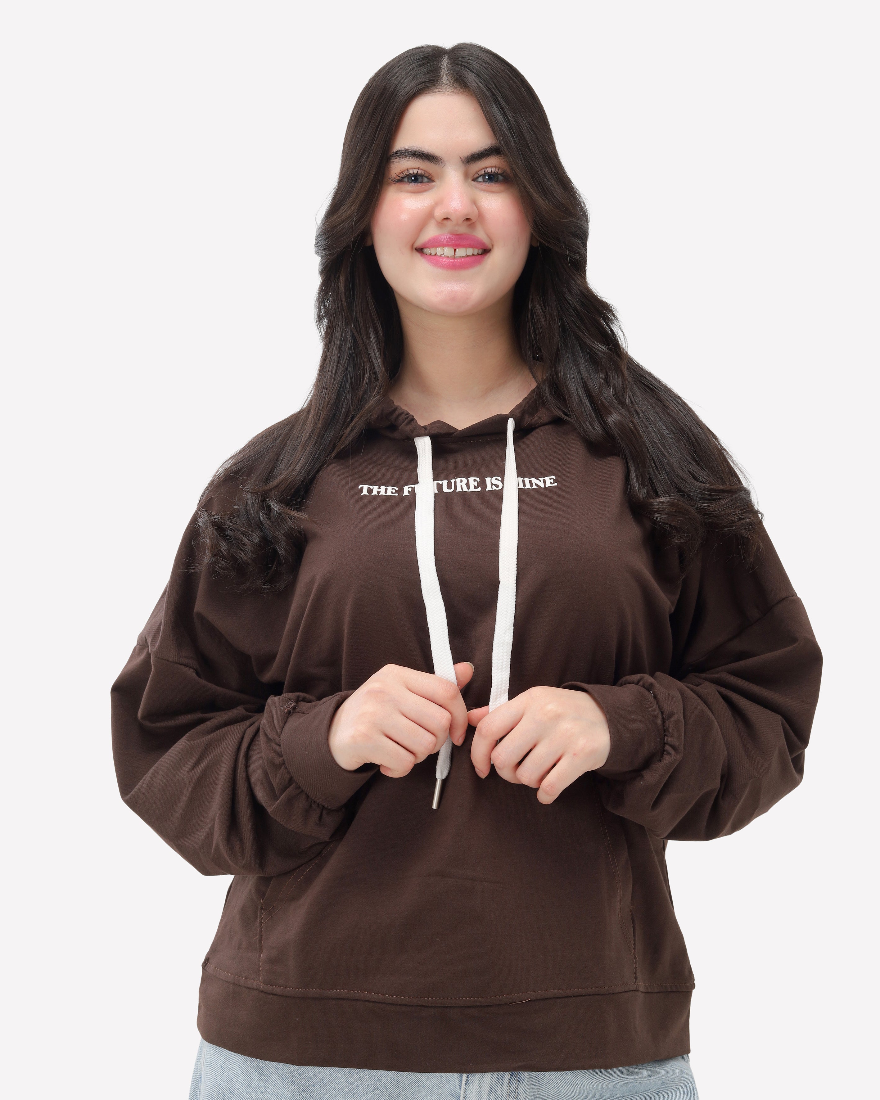 Cropped Hoodie with Hood 20825070