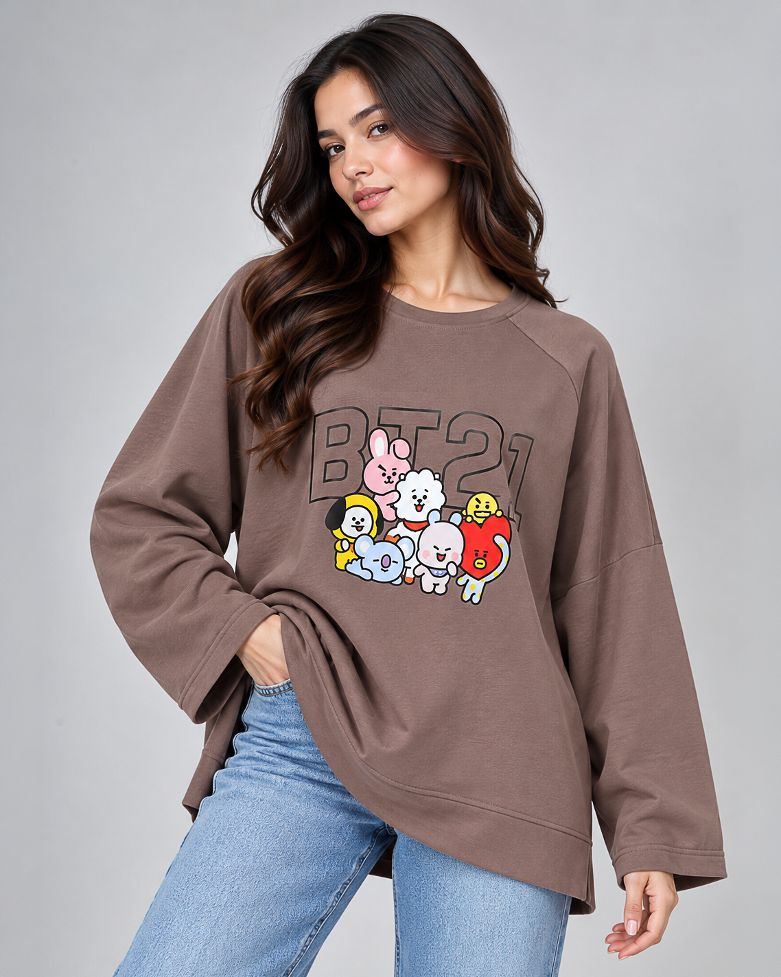 Graphic Oversized Sweatshirt 20825308