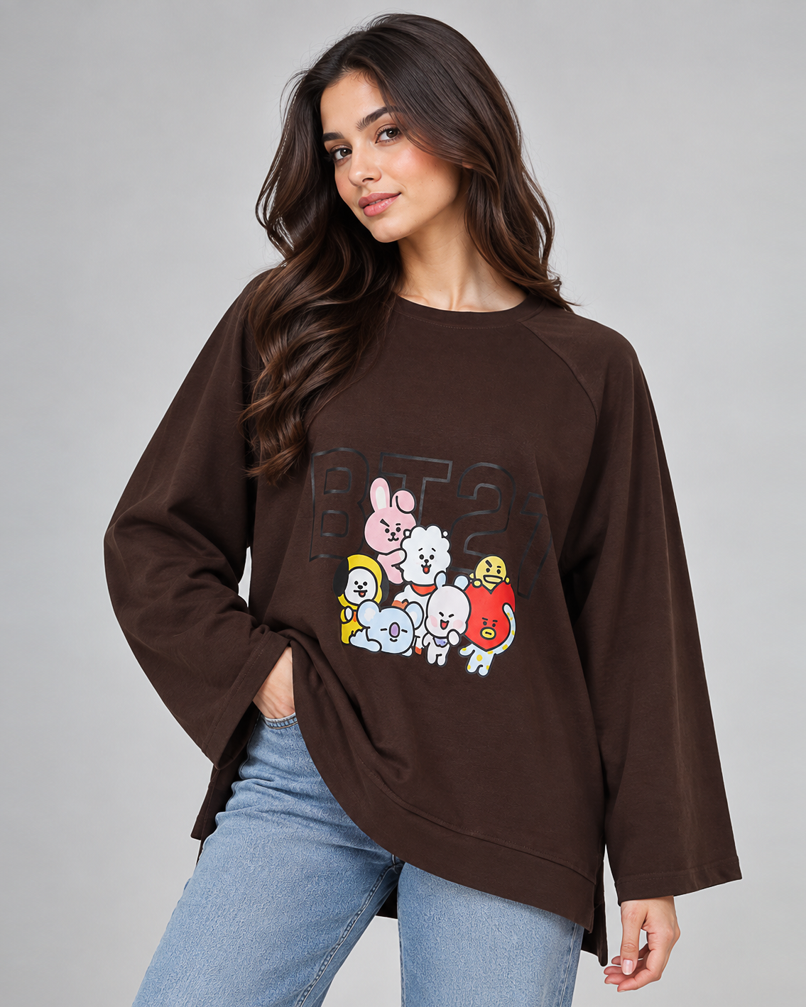 Graphic Oversized Sweatshirt 20825308