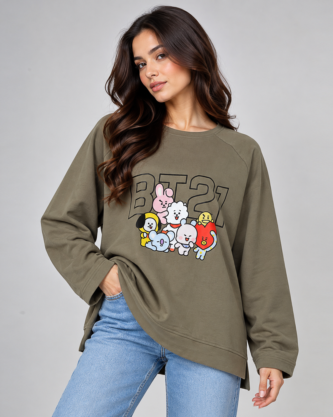 Graphic Oversized Sweatshirt 20825308