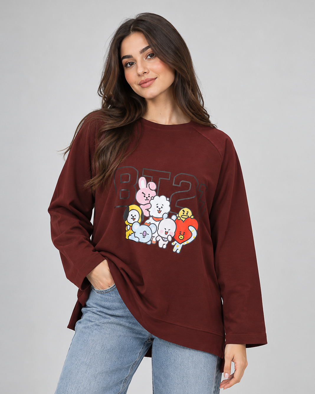 Graphic Oversized Sweatshirt 20825308