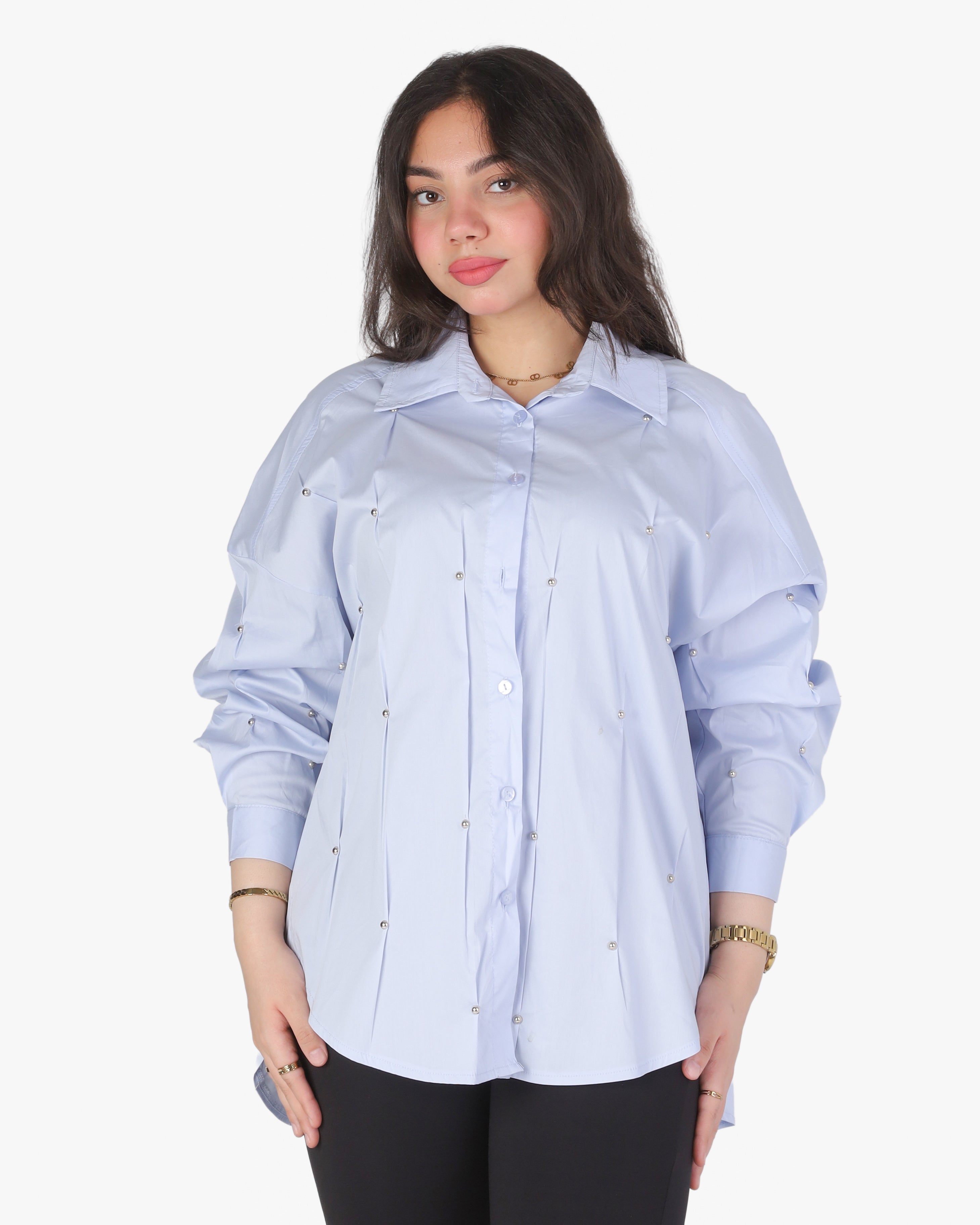 Dotted High-Low Shirt 209210144