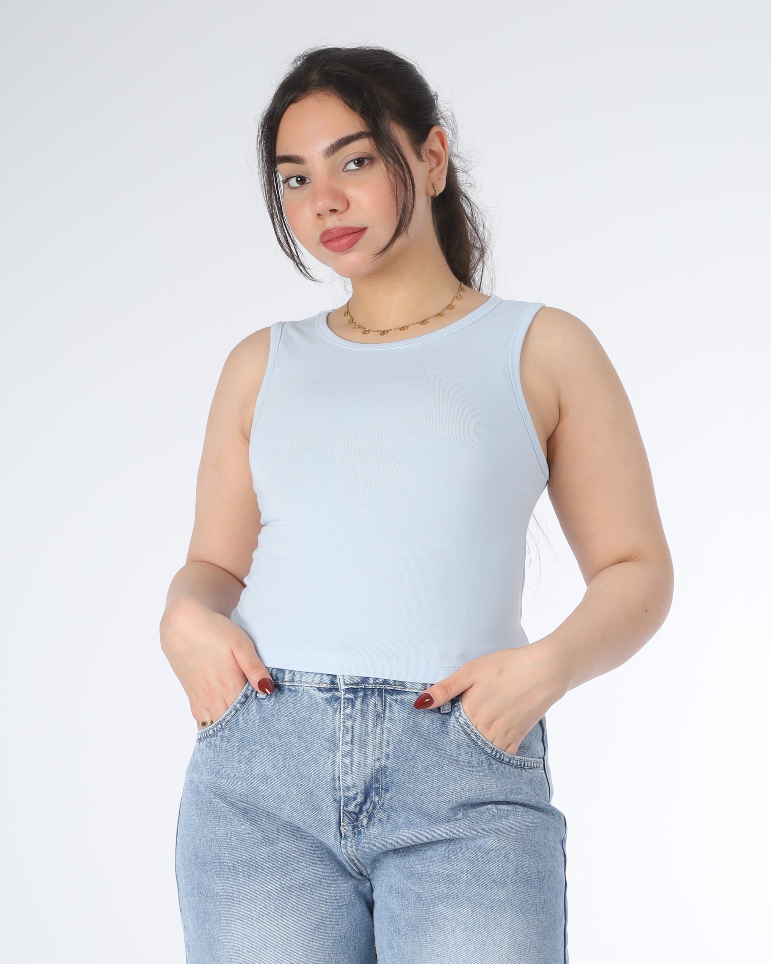 Cropped Sleeveless Top 20924062
