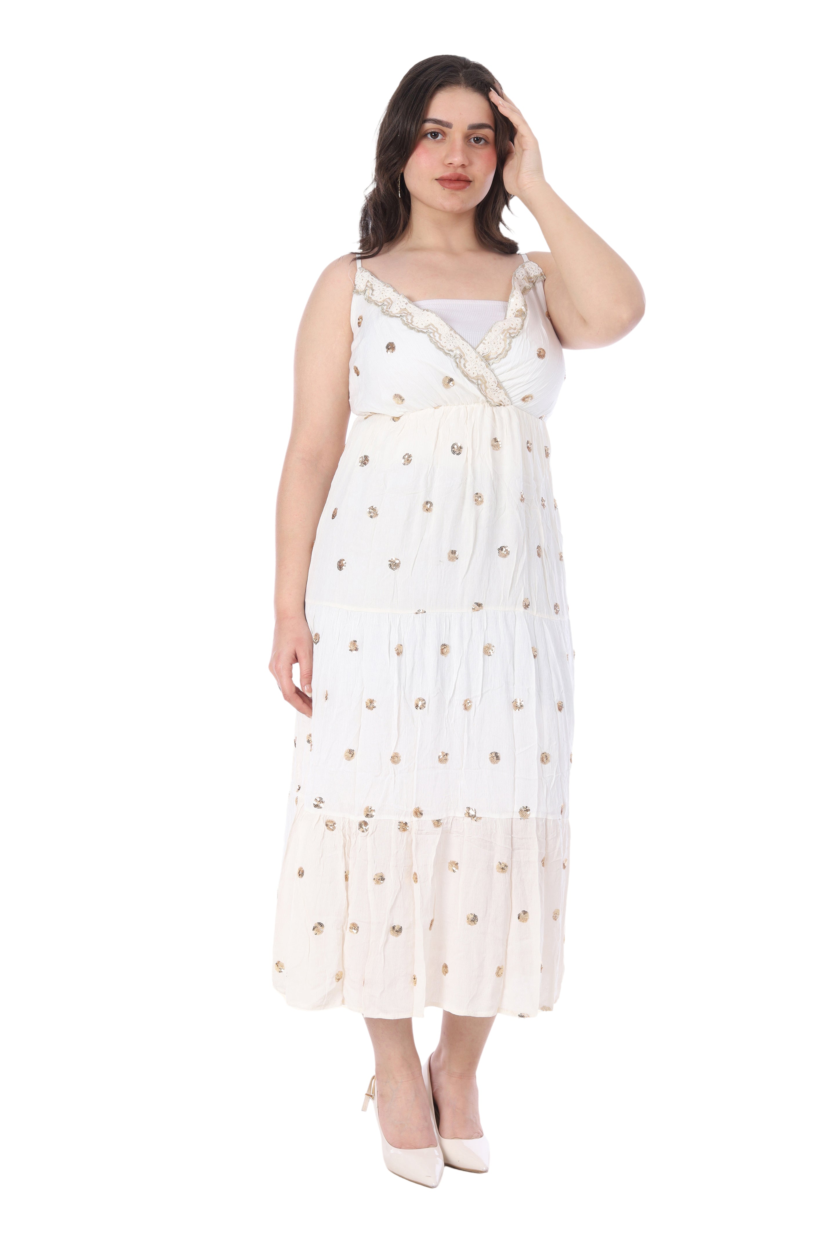 Elegant Long Sleeveless Dress 20966585