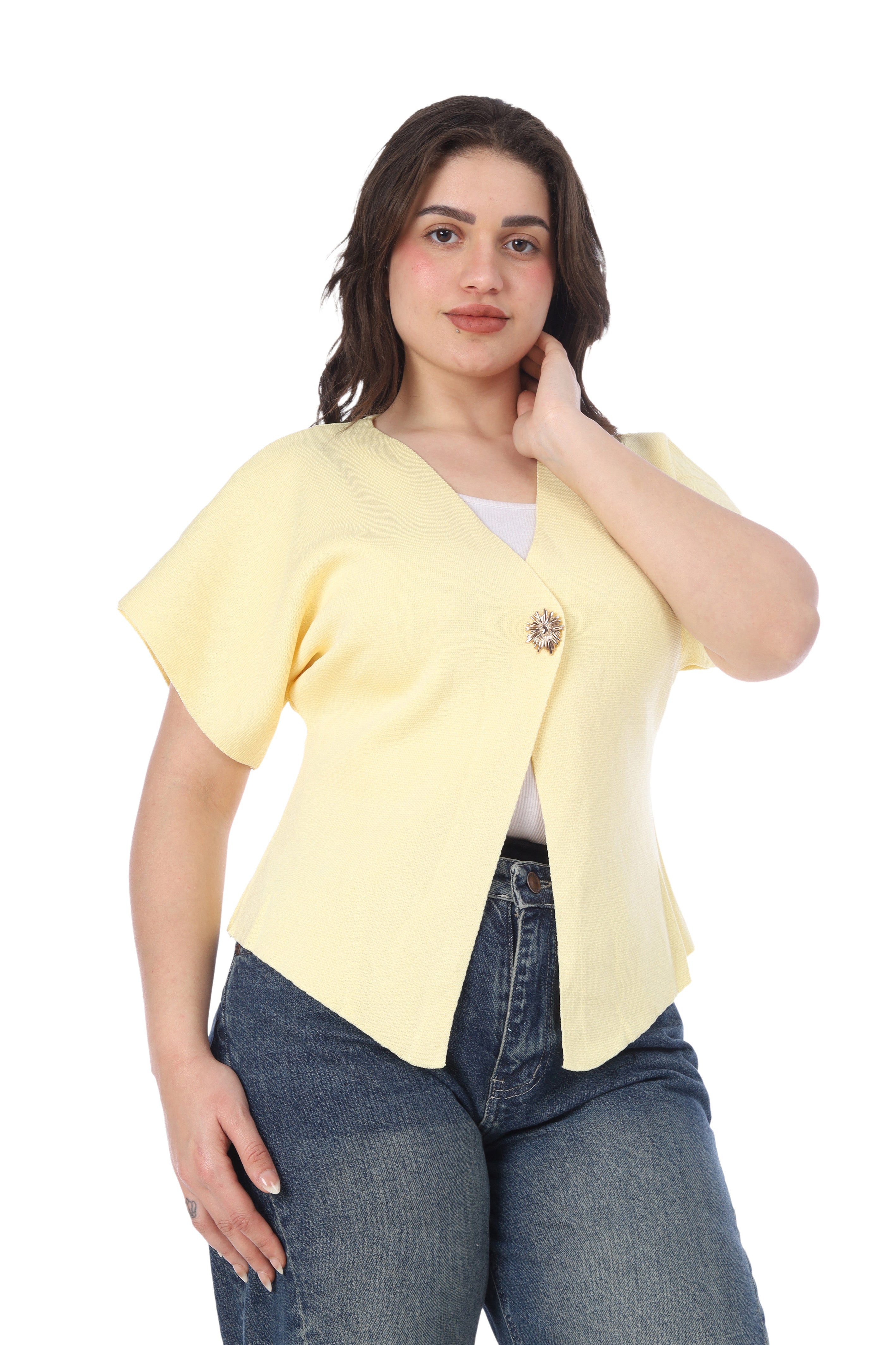 Elegant Half Sleeve Blouse 2096904