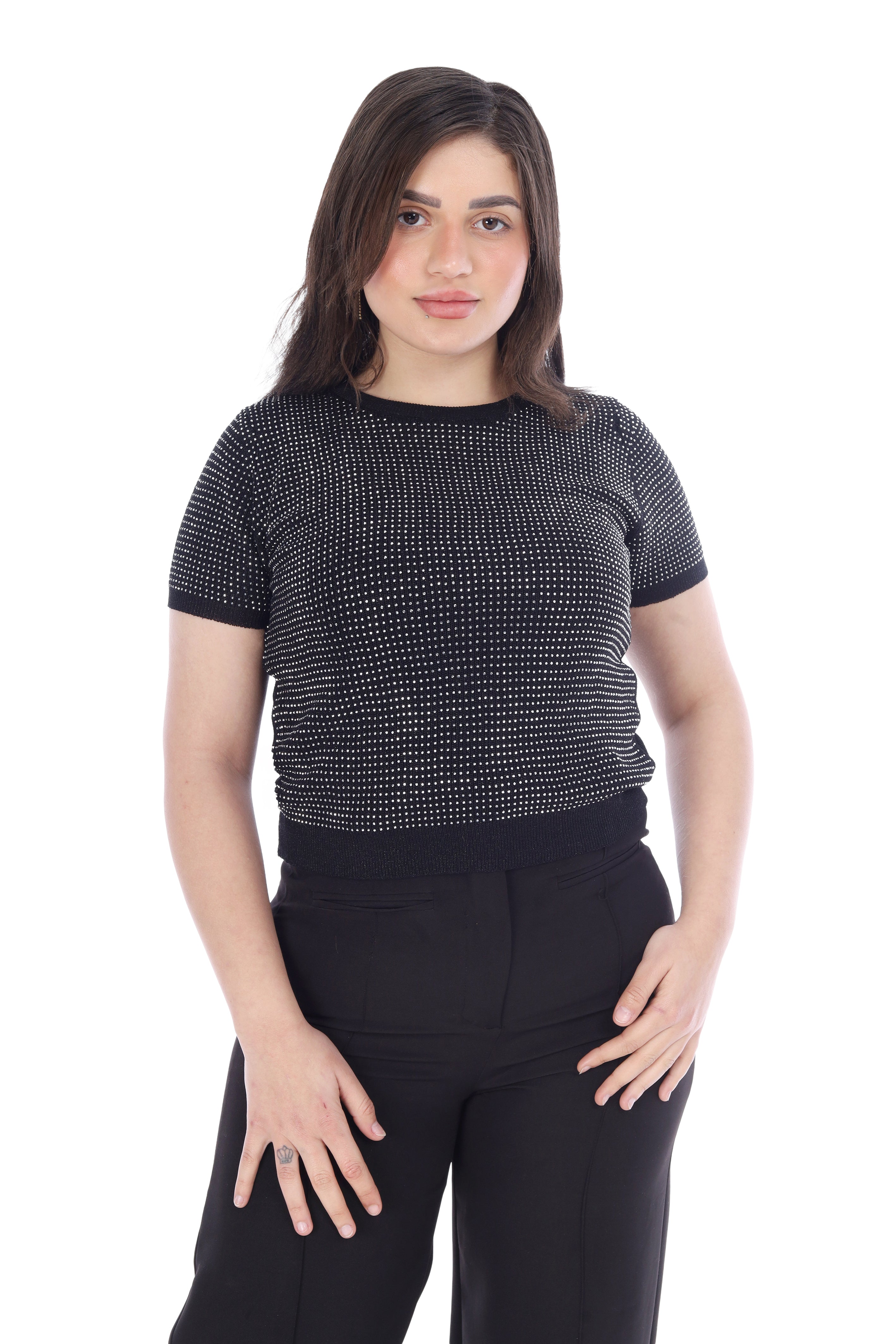 Trendy Polka Dot T-Shirt 2096957