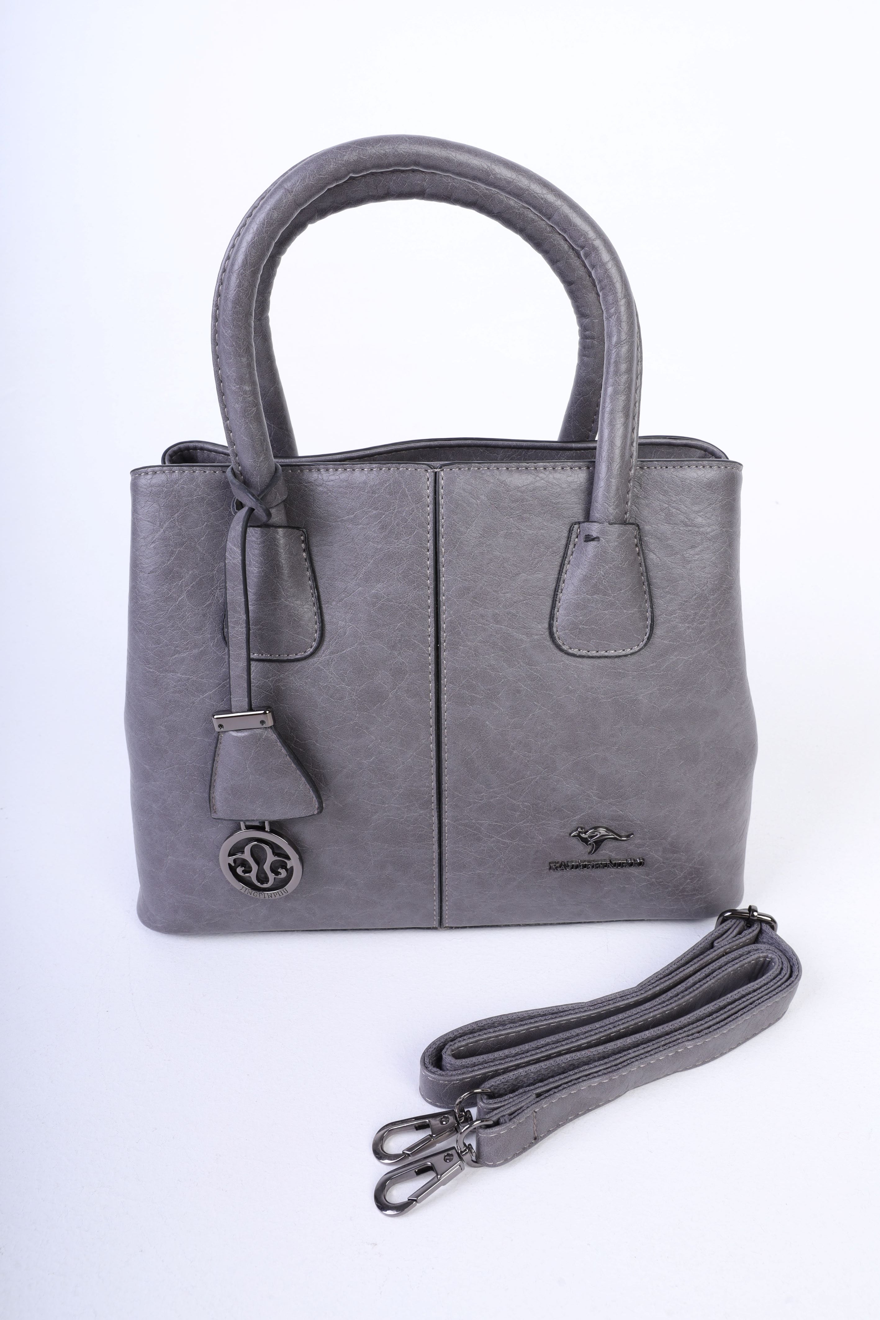 Fixed Strap Leather Shoulder Bag 21008825