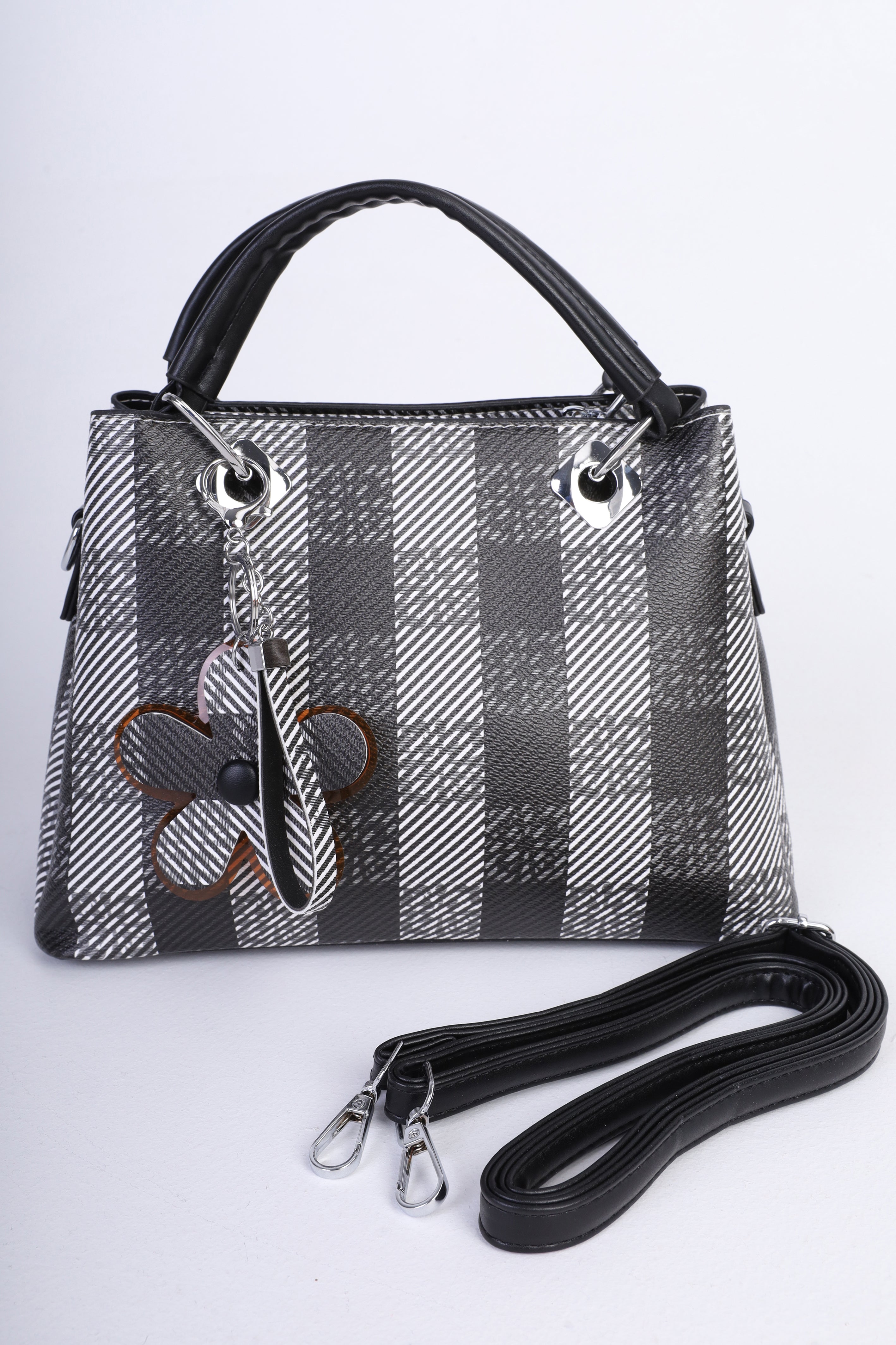 Checkered Structured Handbag 21008899/1