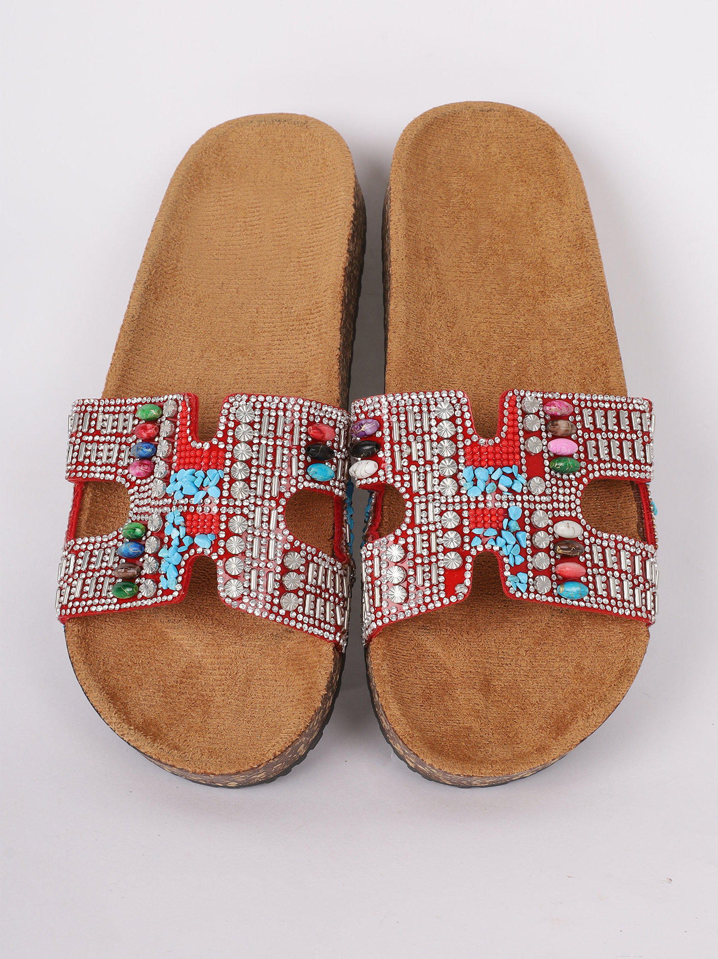 Embellished Slide Sandals 2103018