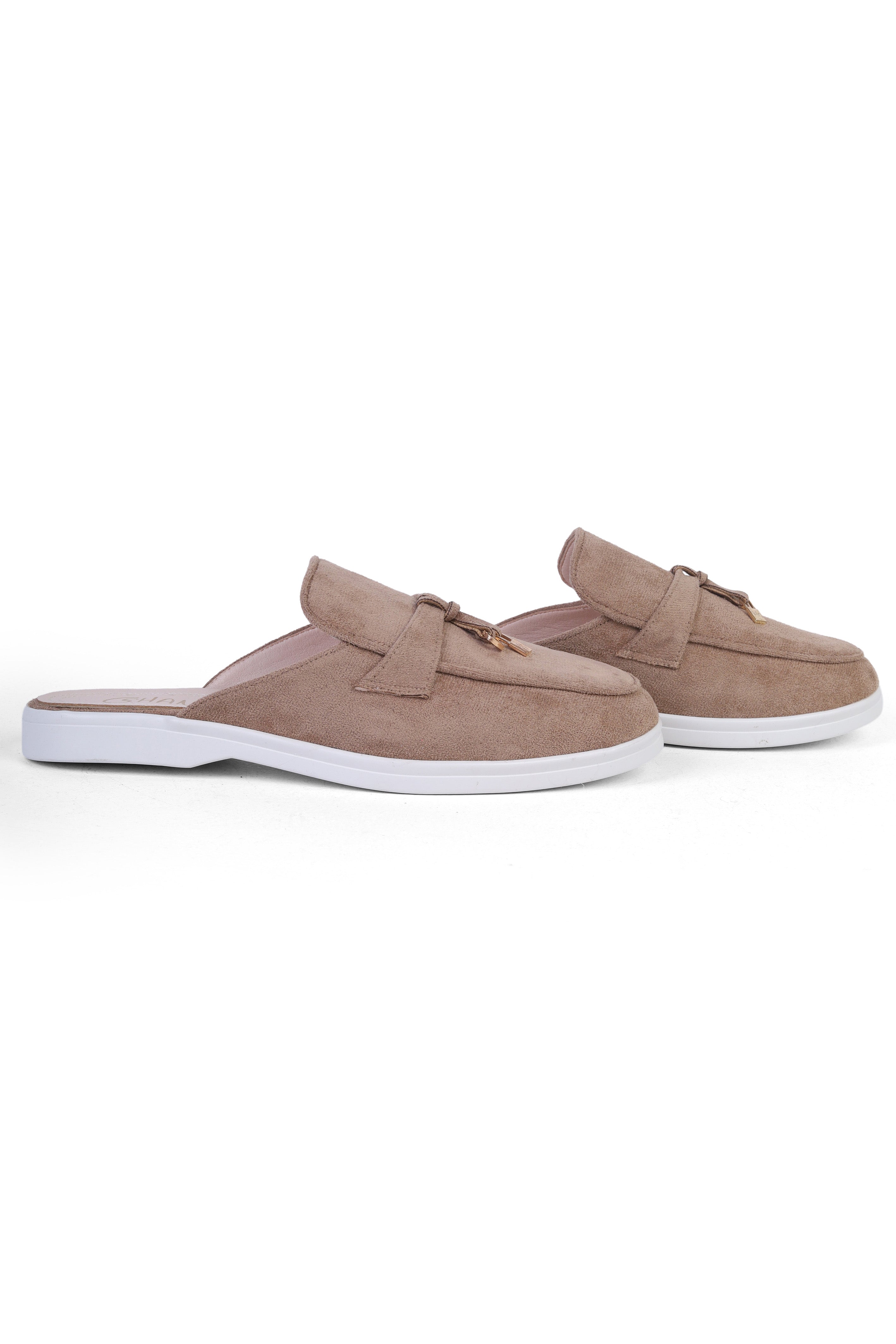 Suede Slip-On Mule Loafers 2120301