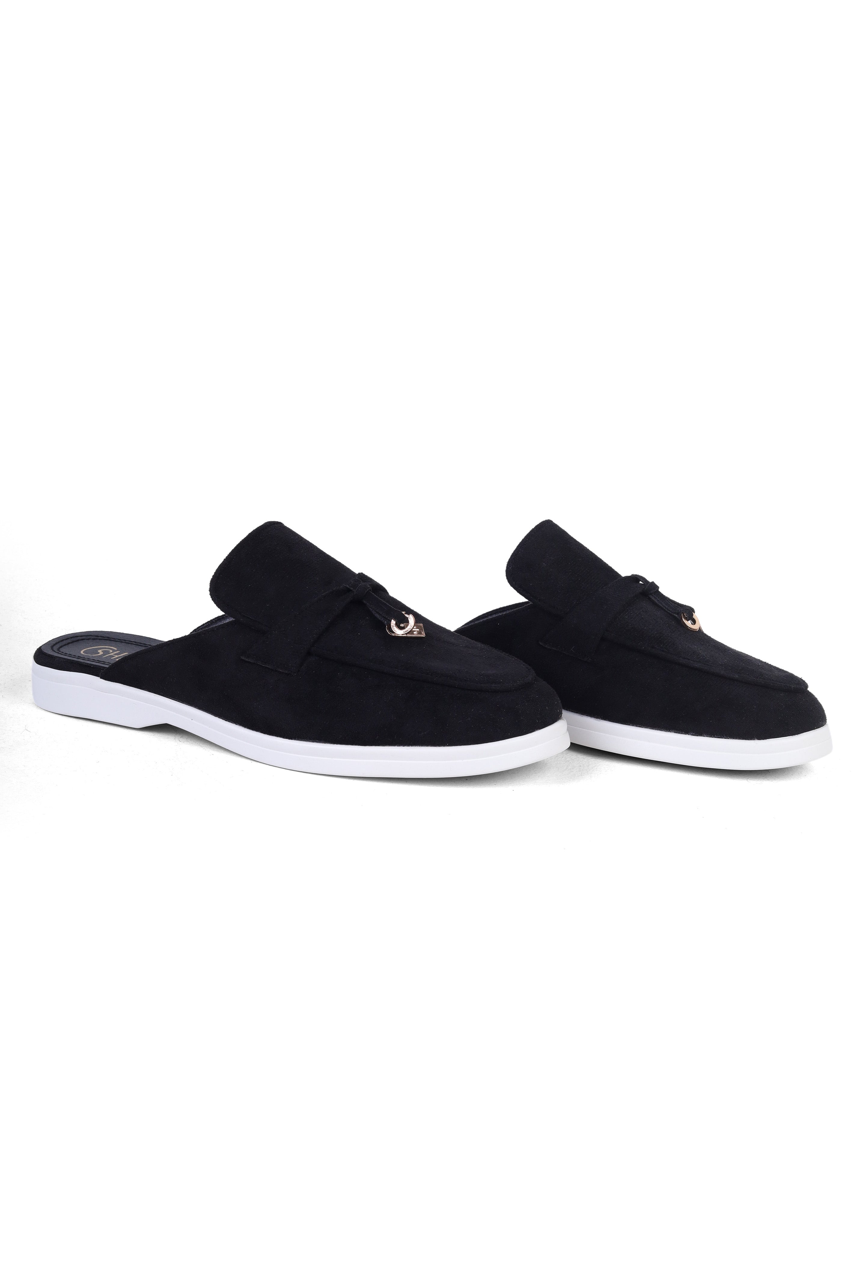 Suede Slip-On Mule Loafers 2120301