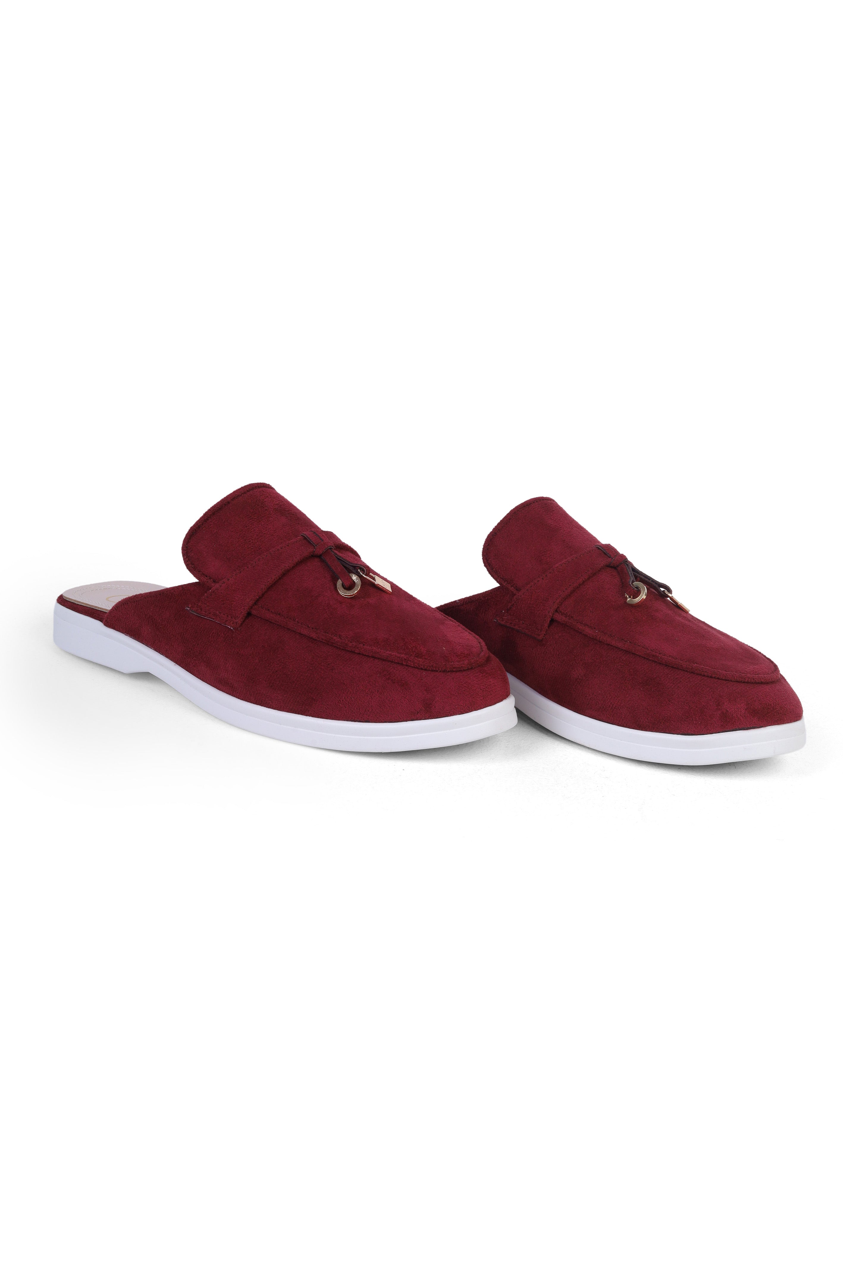Suede Slip-On Mule Loafers 2120301