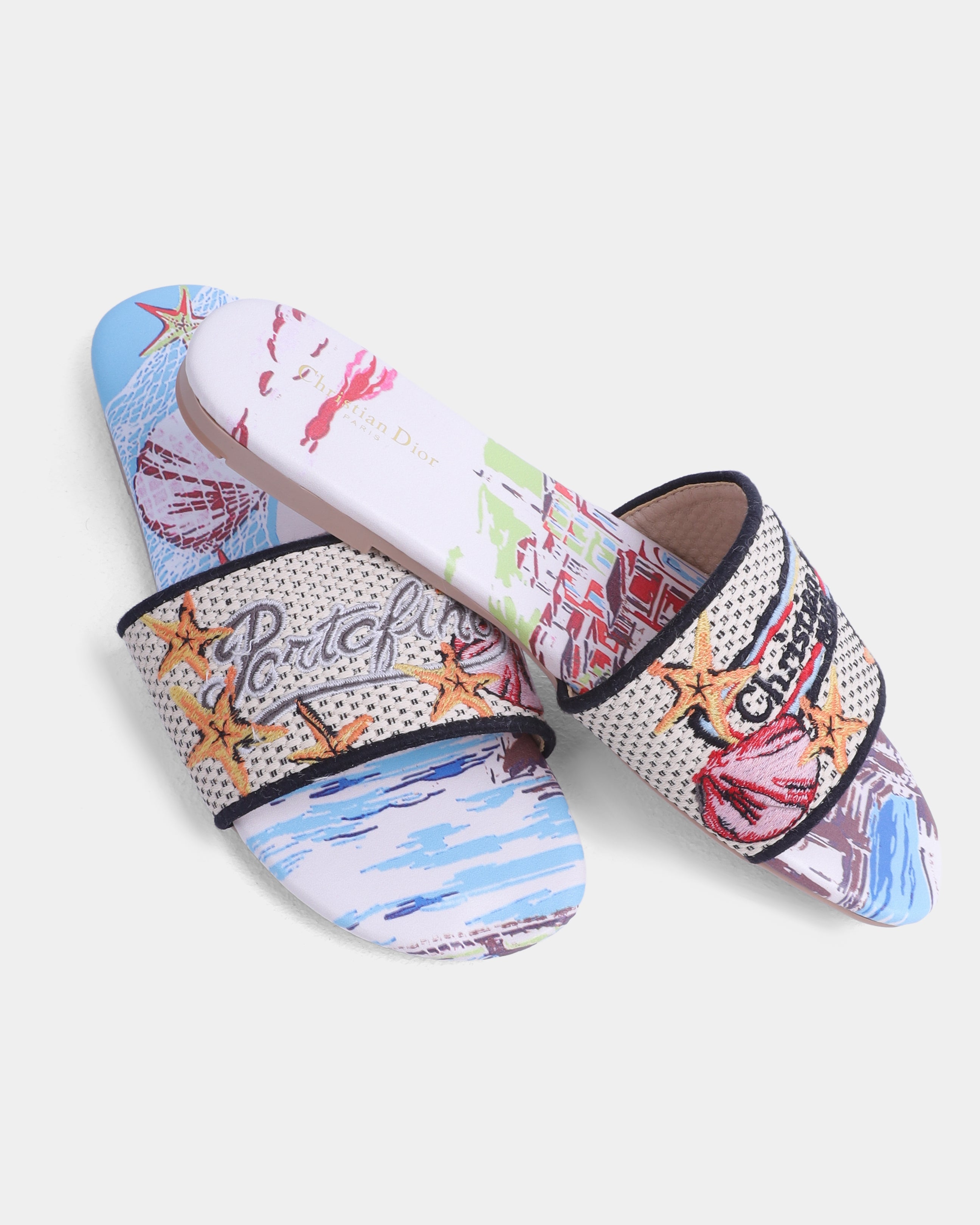 Print Slide Slippers 2121DI09