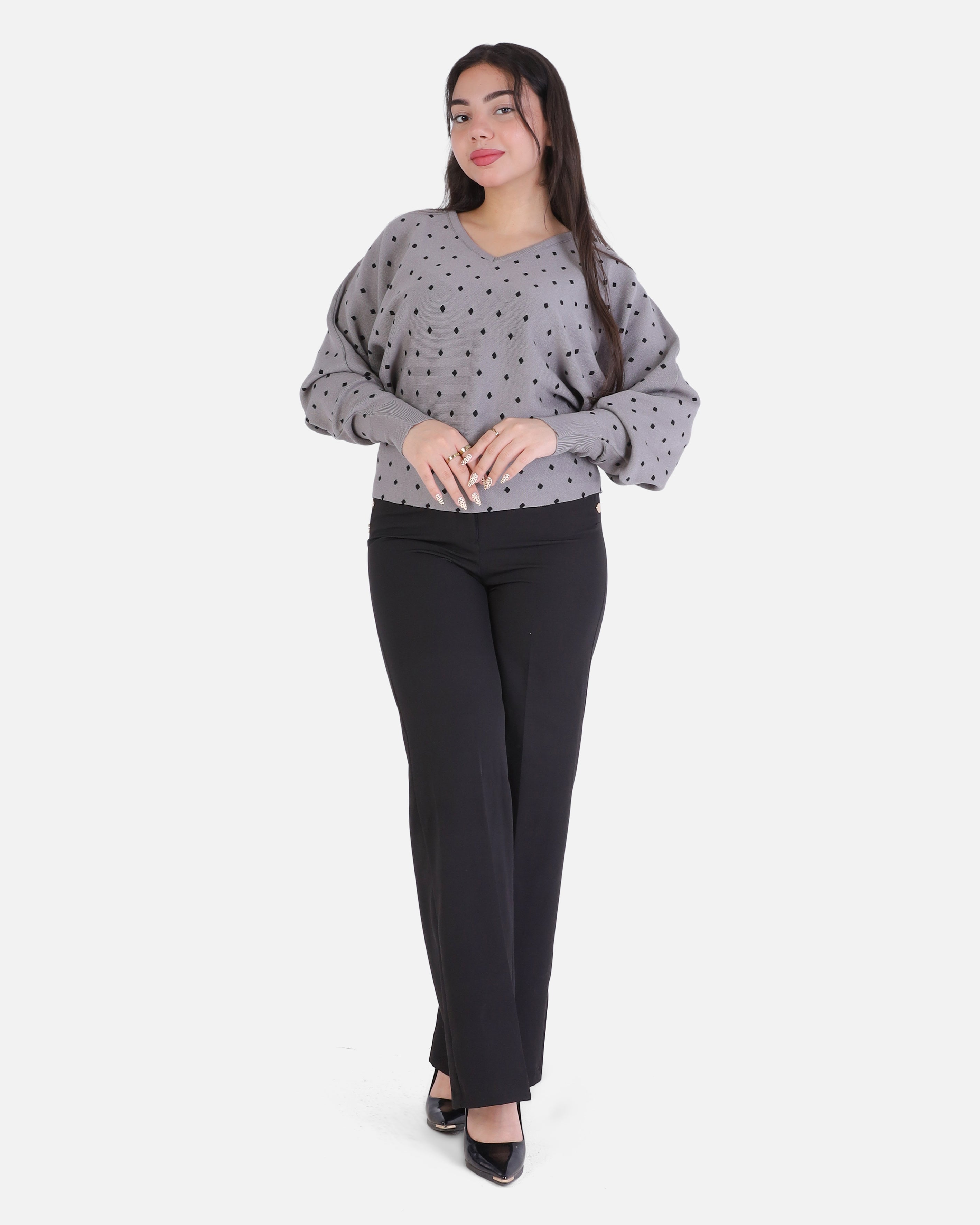 Cropped Polka Dot Blouse 2135/053