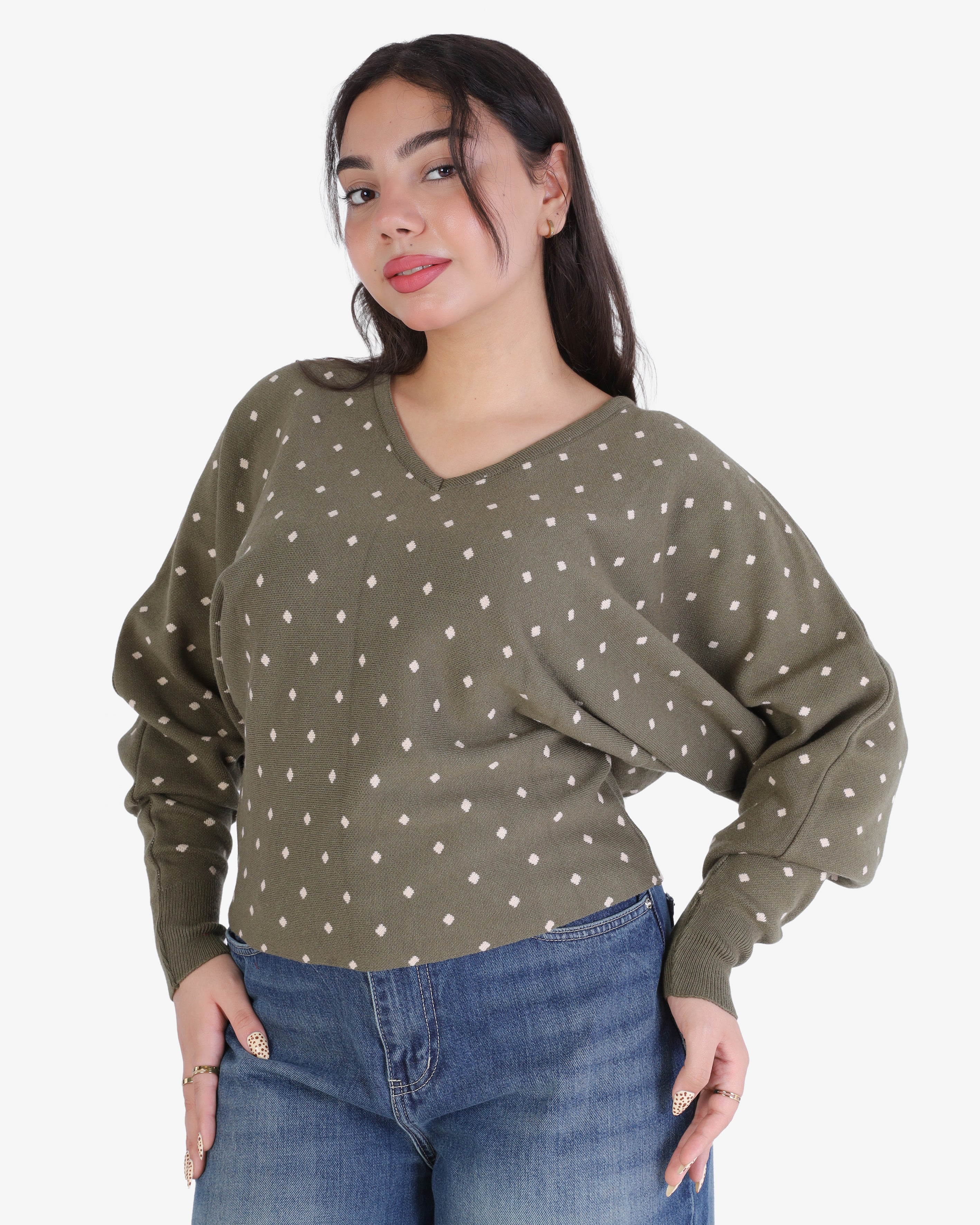 Cropped Polka Dot Blouse 2135/053