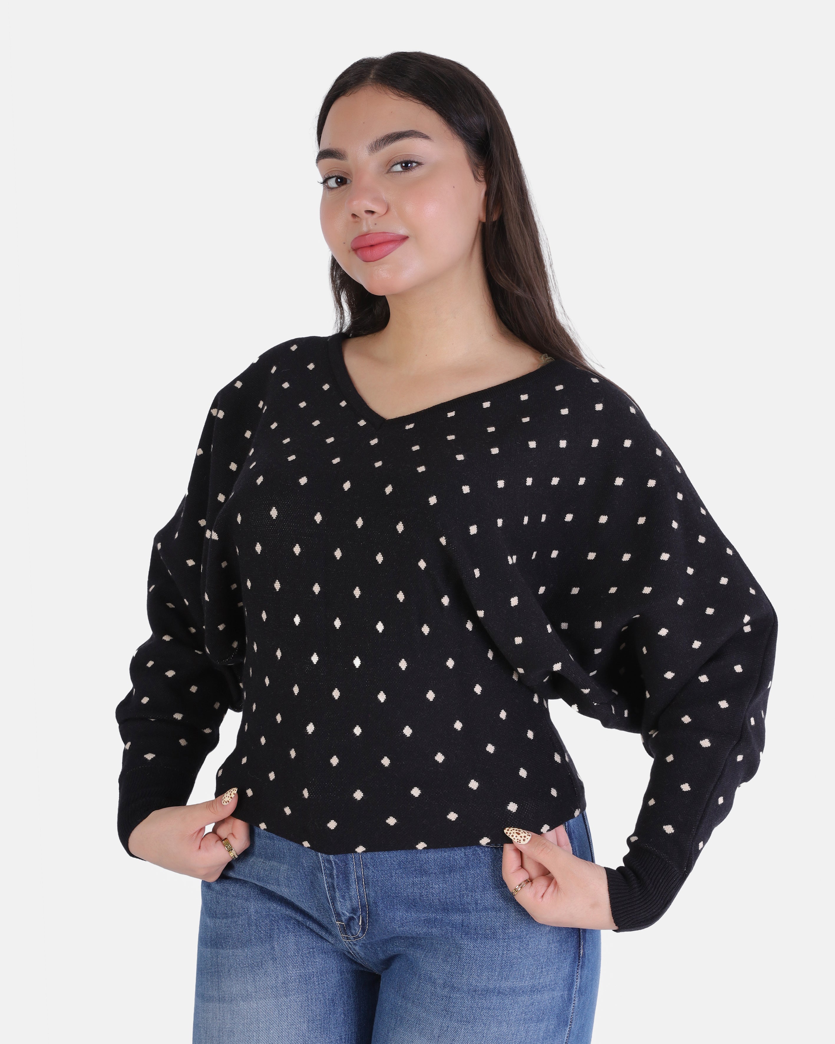 Cropped Polka Dot Blouse 2135/053