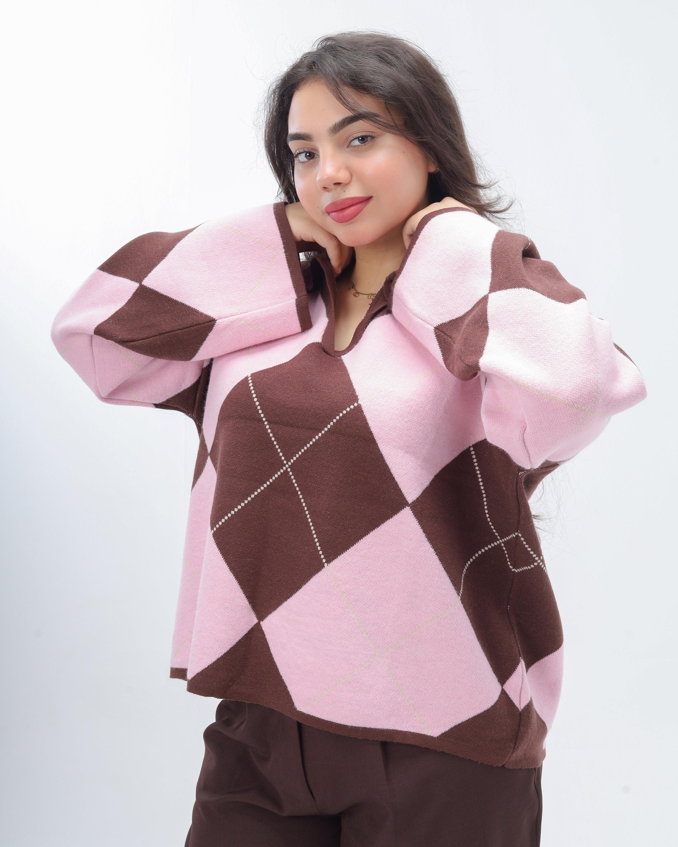 Patterned Knit Sweater 2135/096