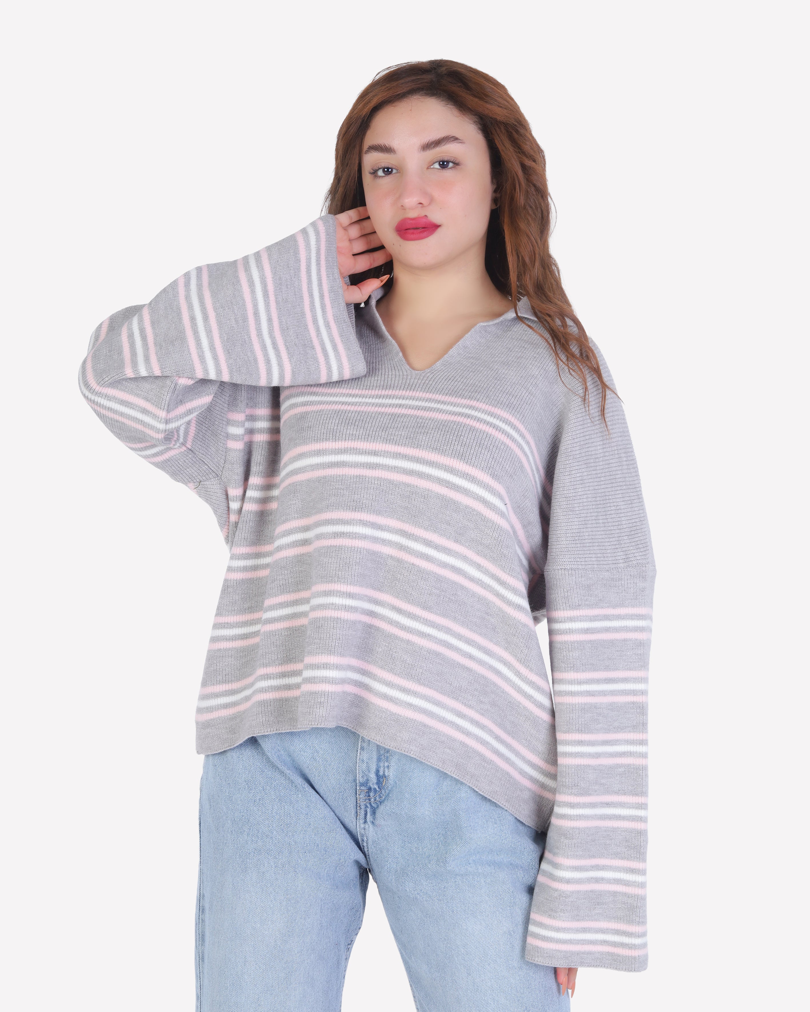 Striped Knit Sweater 2135/110