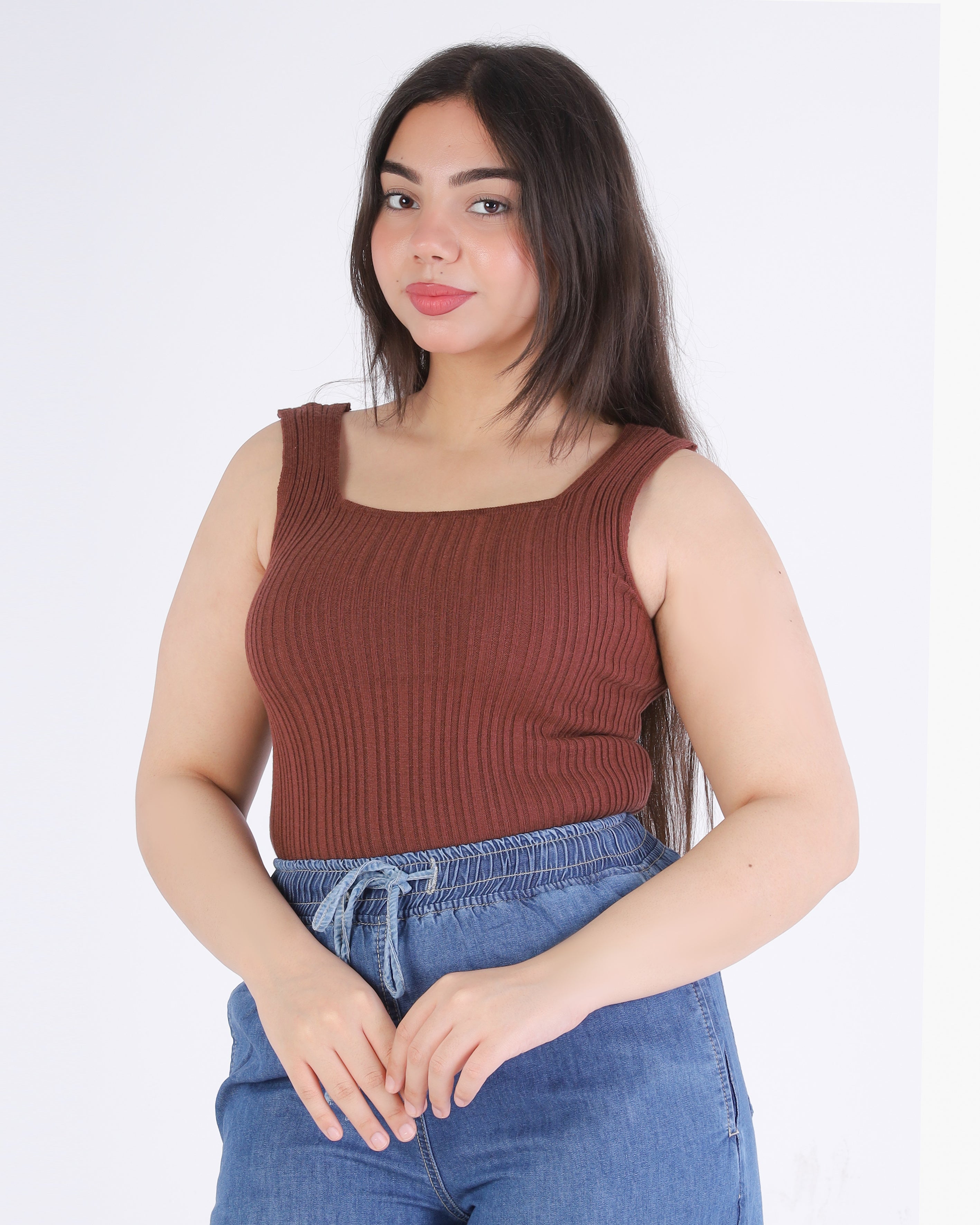 Sleeveless Knitted Top 2135/122