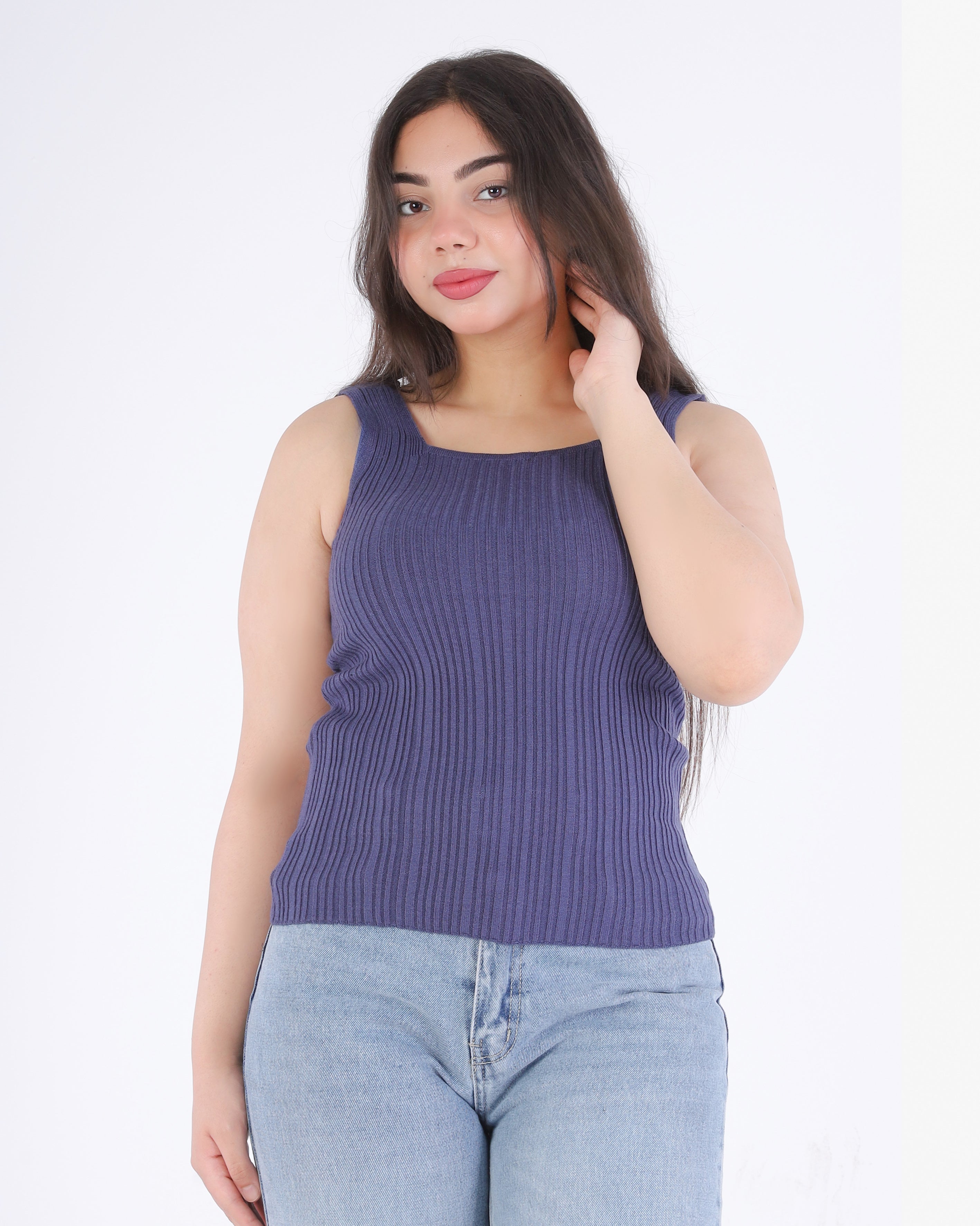 Sleeveless Knitted Top 2135/122
