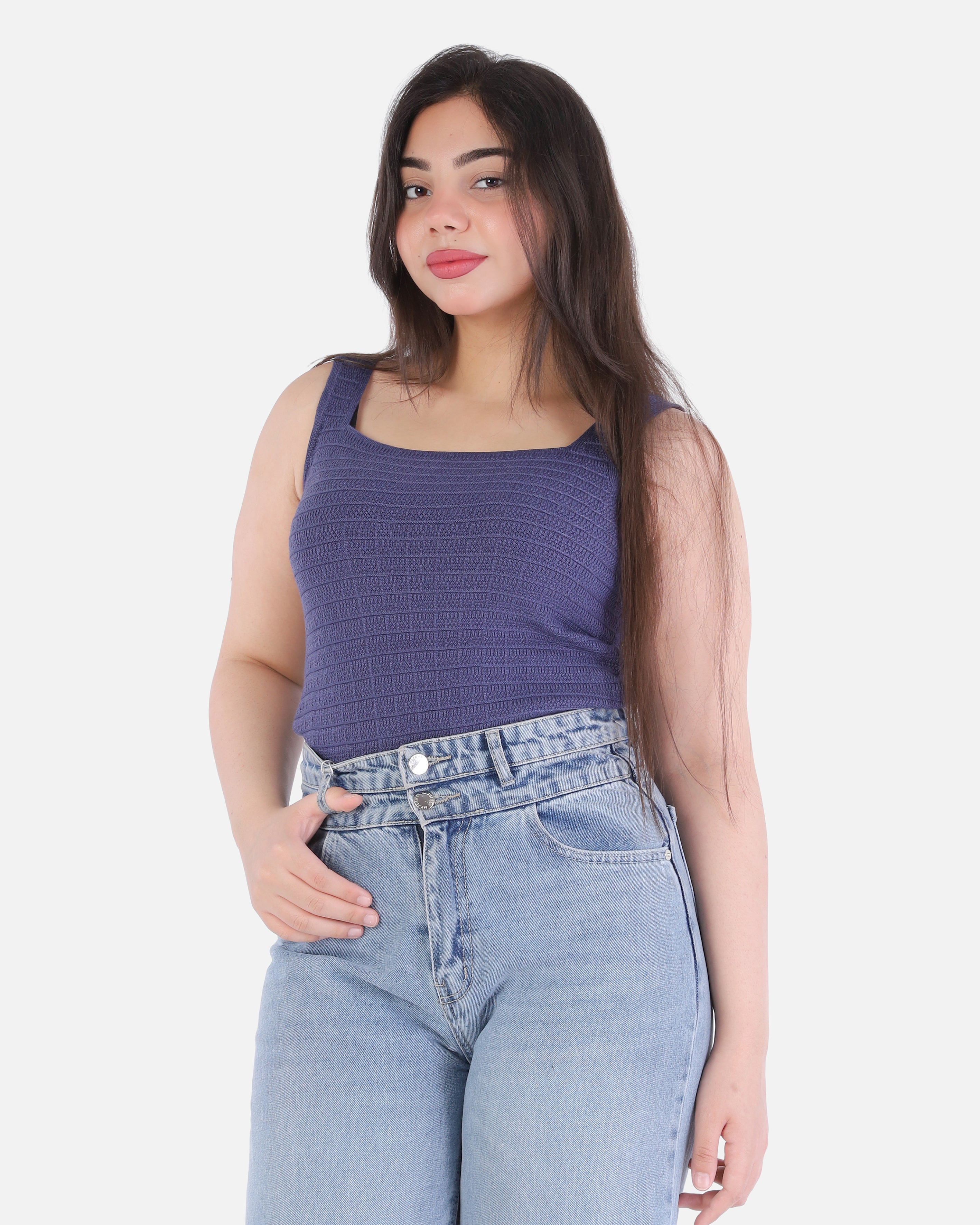 Sleeveless Knitted Top 2135/138