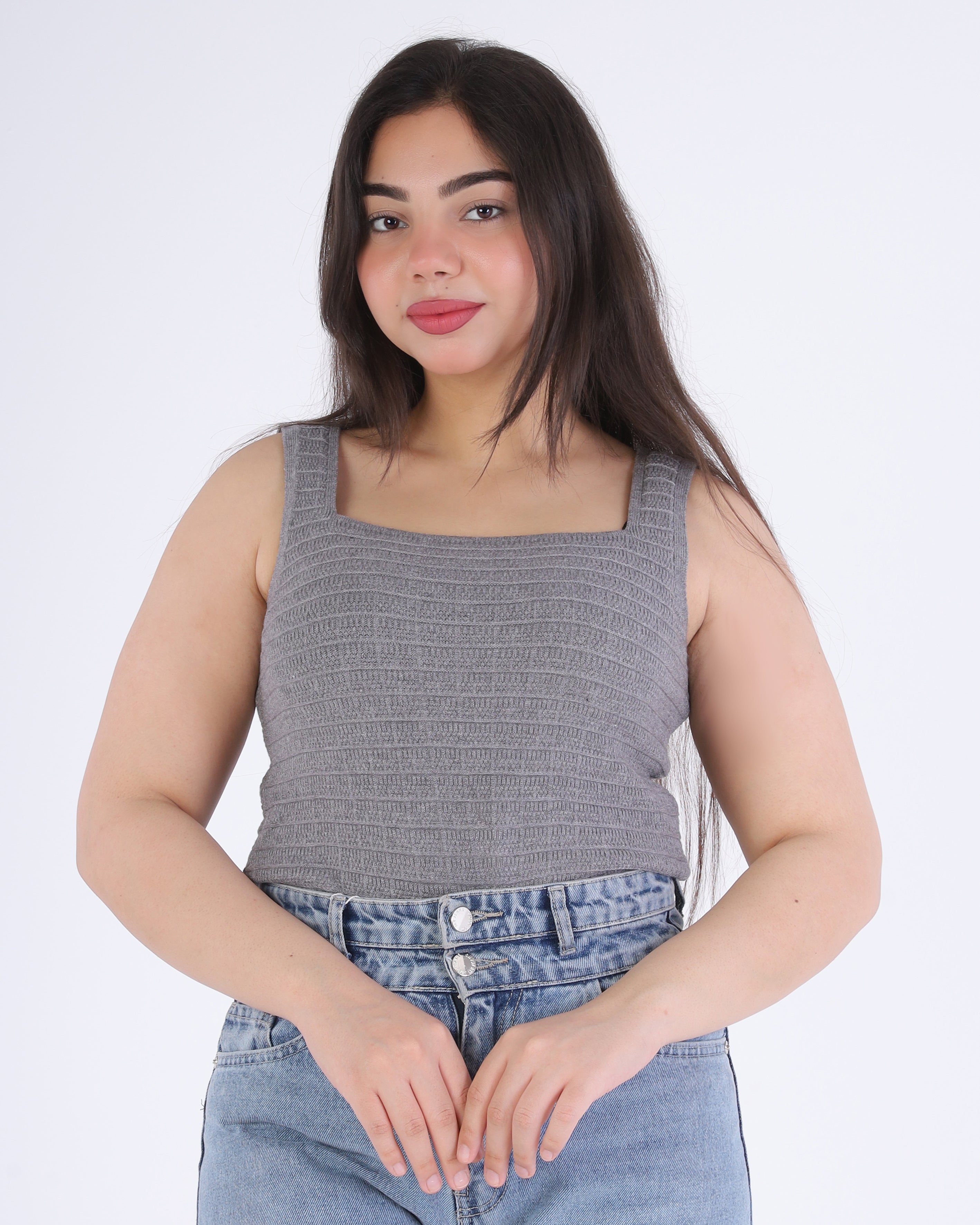 Sleeveless Knitted Top 2135/138