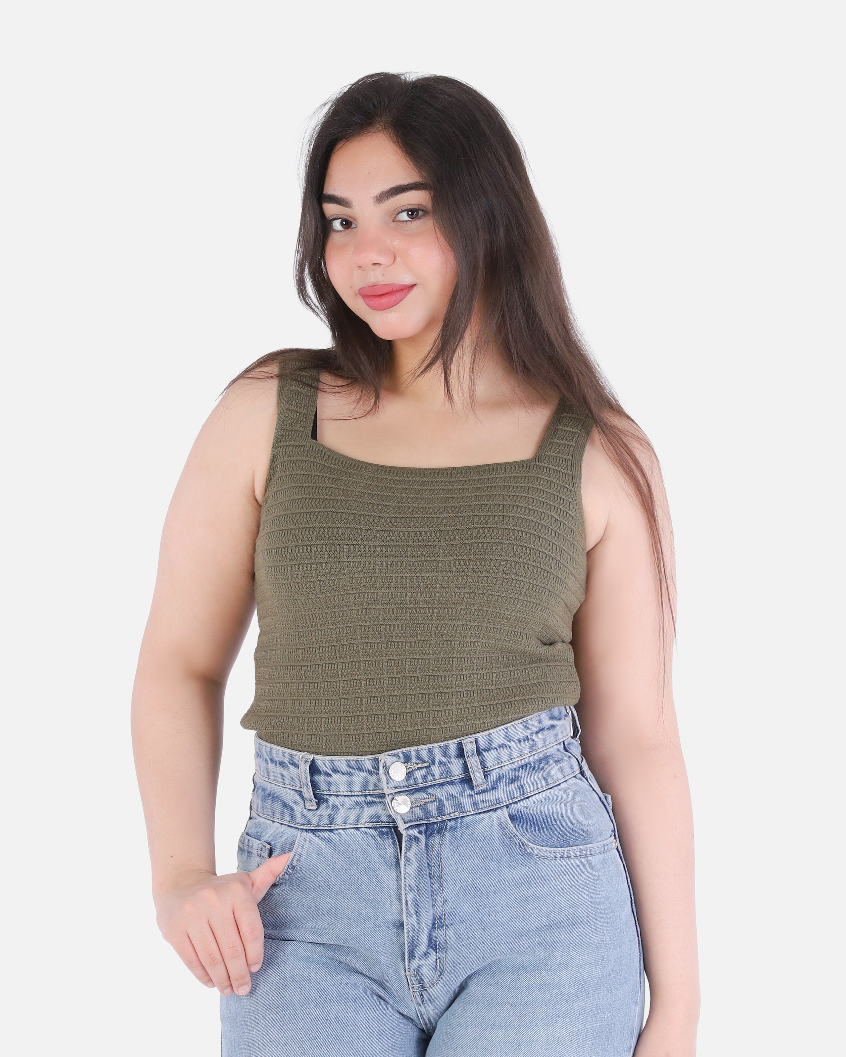 Sleeveless Knitted Top 2135/138