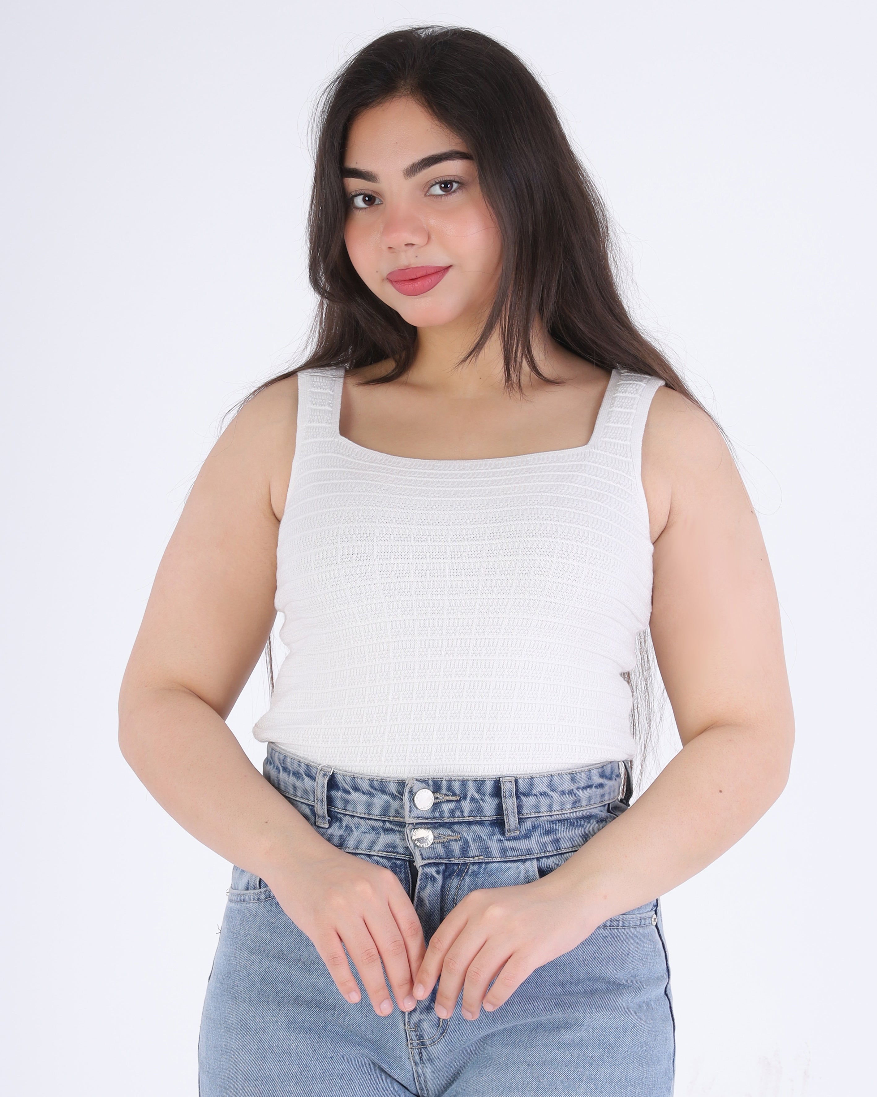 Sleeveless Knitted Top 2135/138