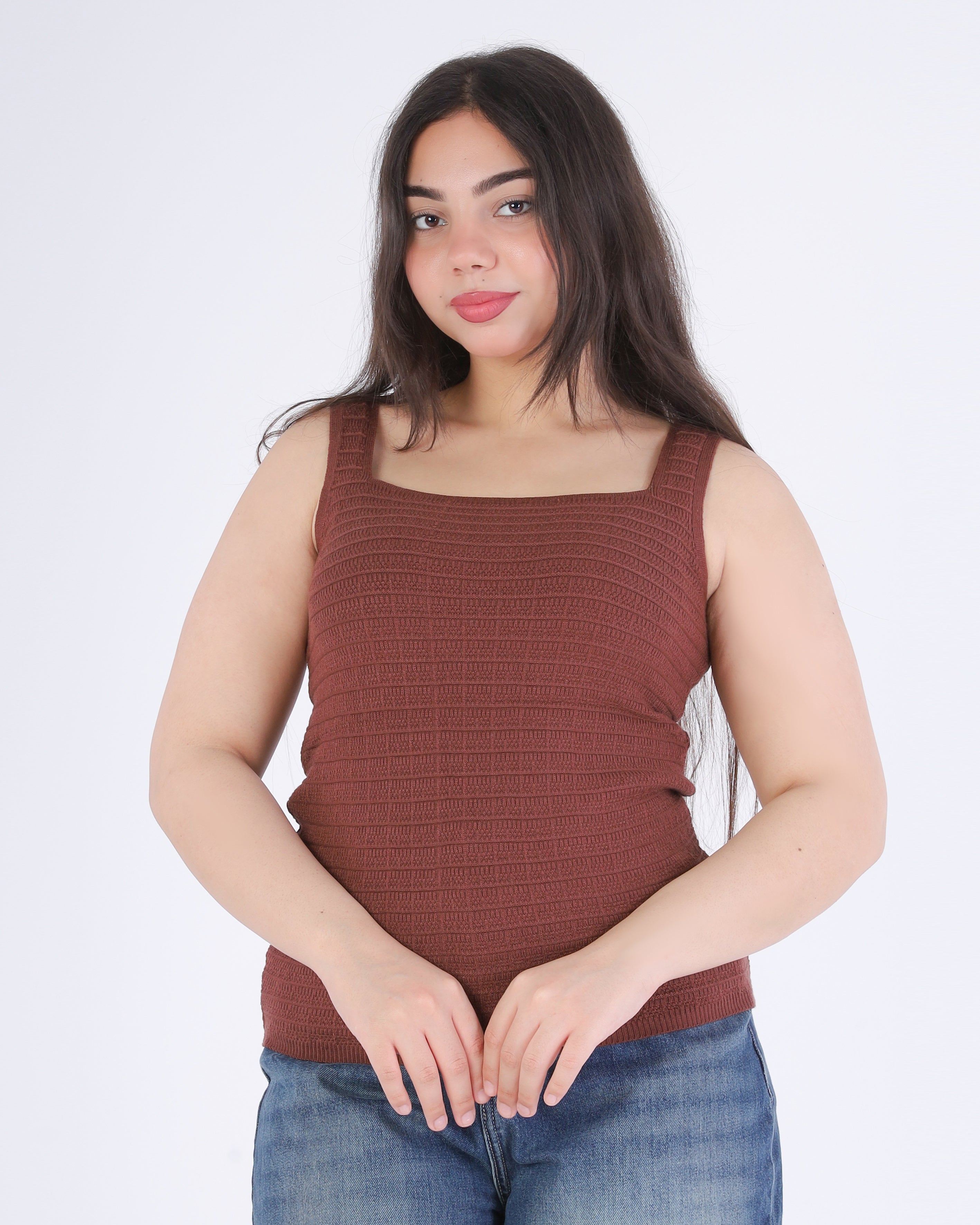 Sleeveless Knitted Top 2135/138