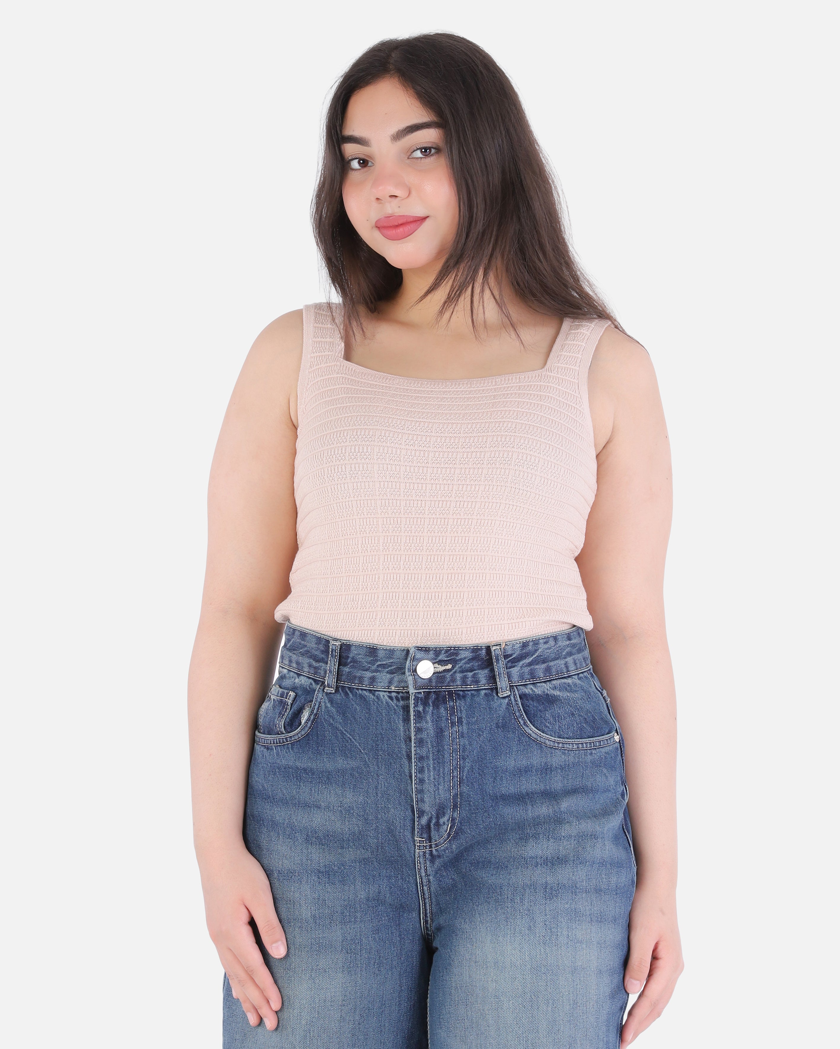 Sleeveless Knitted Top 2135/138