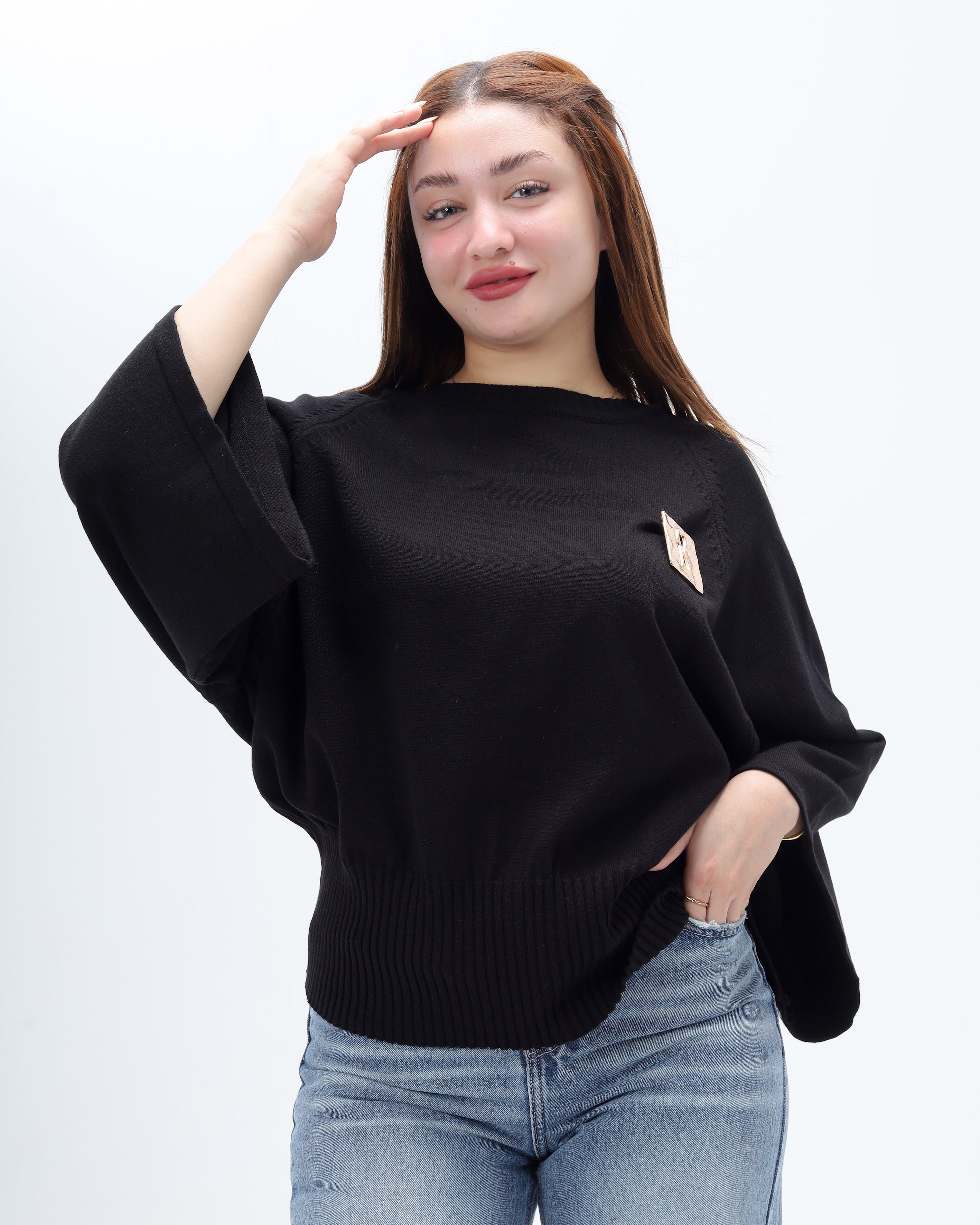 Knit Blouse with Wide Sleeves 2135/158