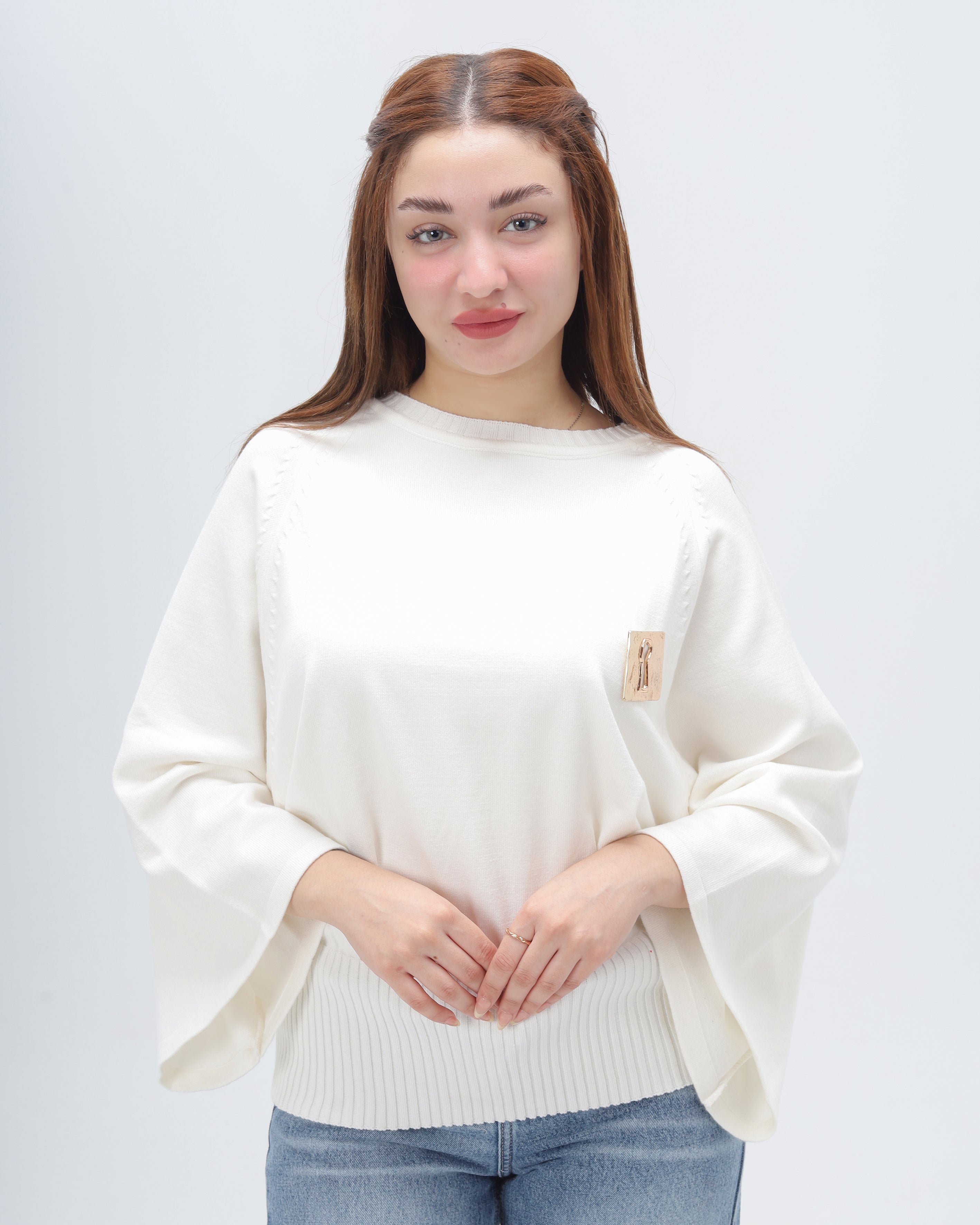Knit Blouse with Wide Sleeves 2135/158