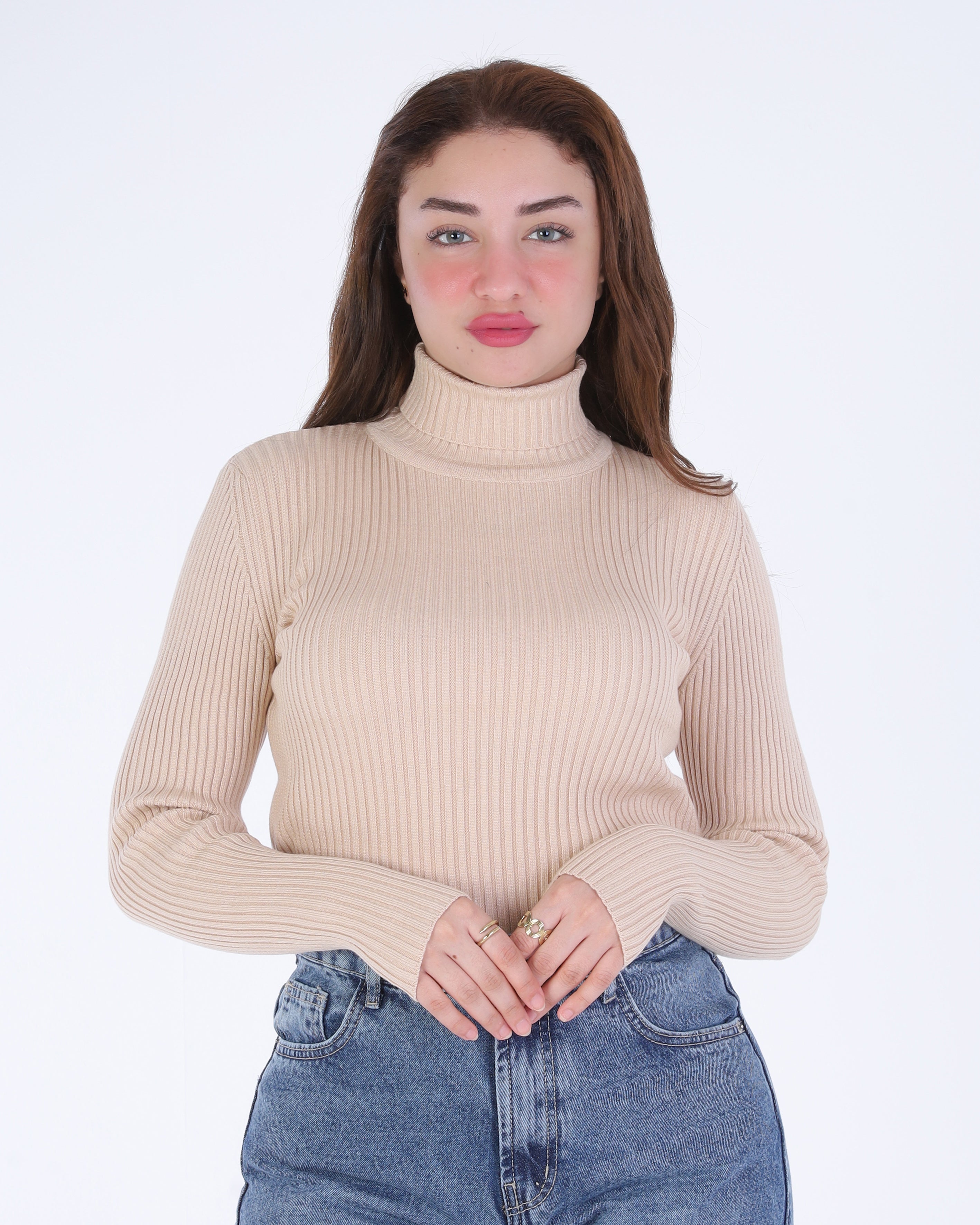 Basic Ribbed Knit Top 2136/091