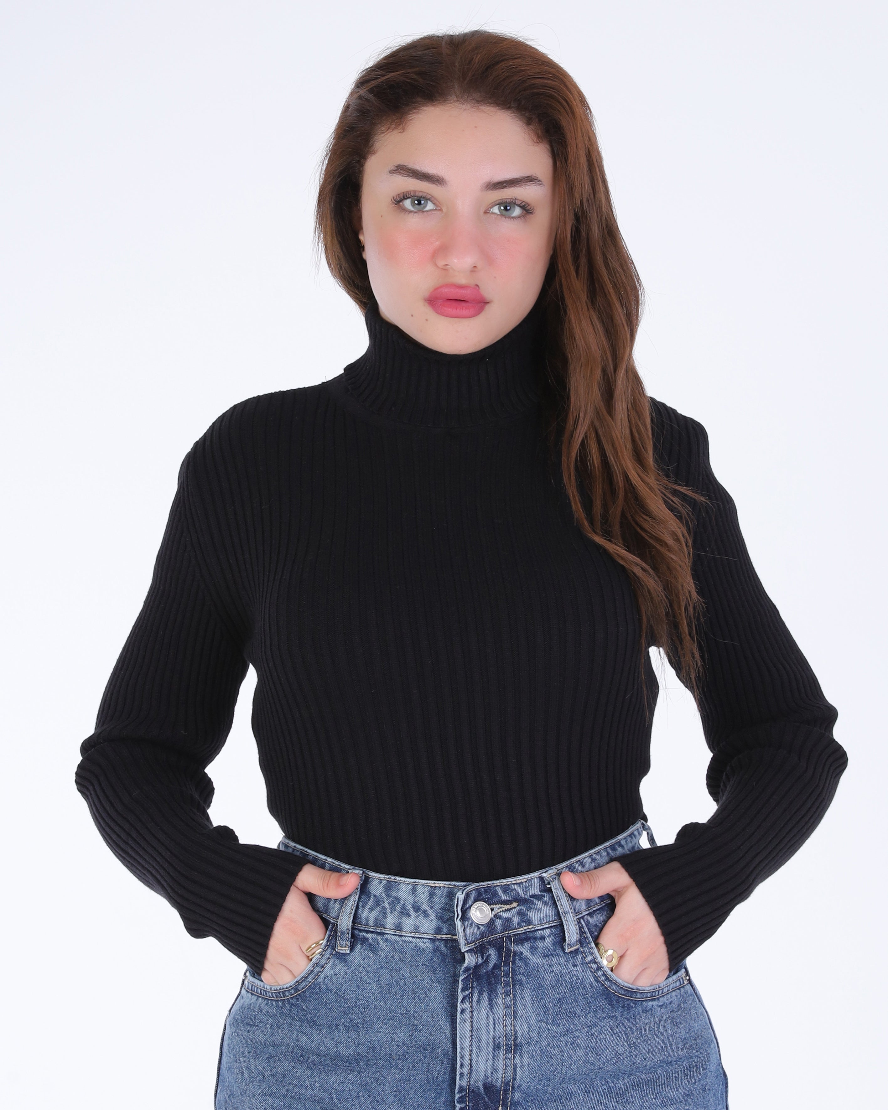 Basic Ribbed Knit Top 2136/091