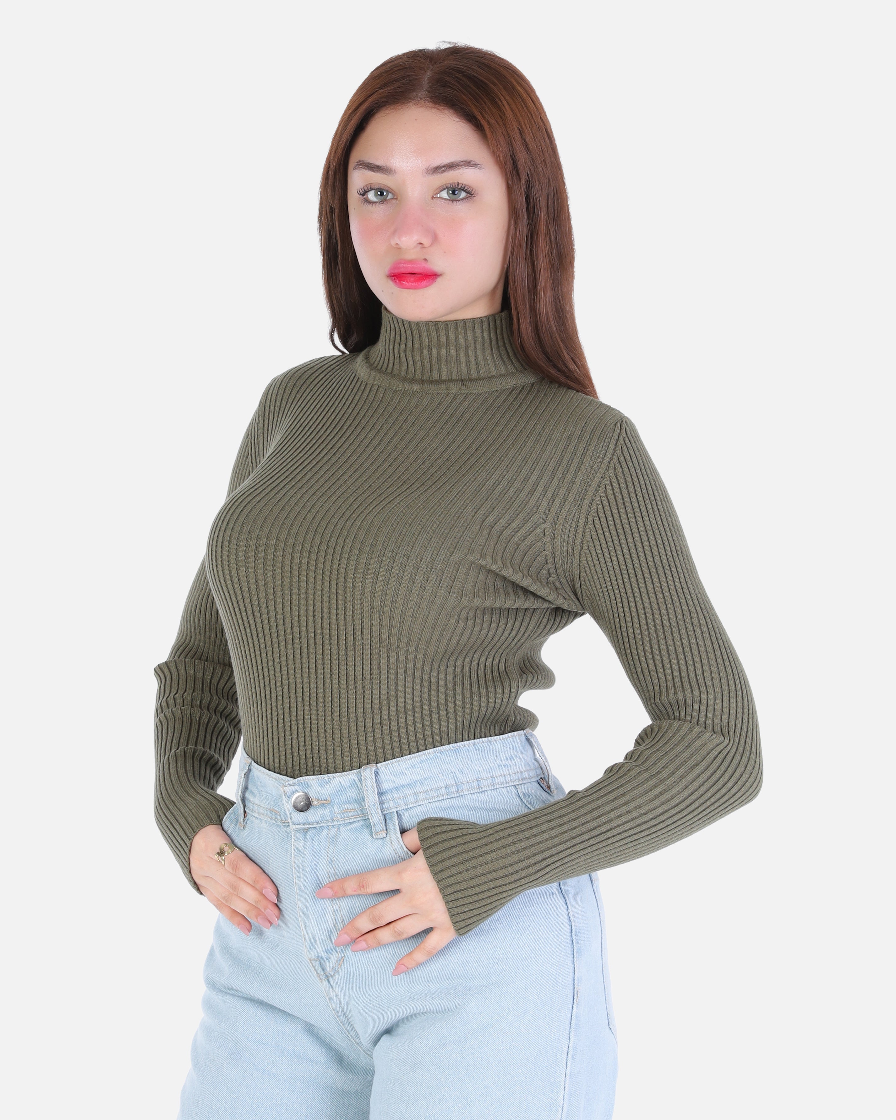 Basic Ribbed Knit Top 2136/105