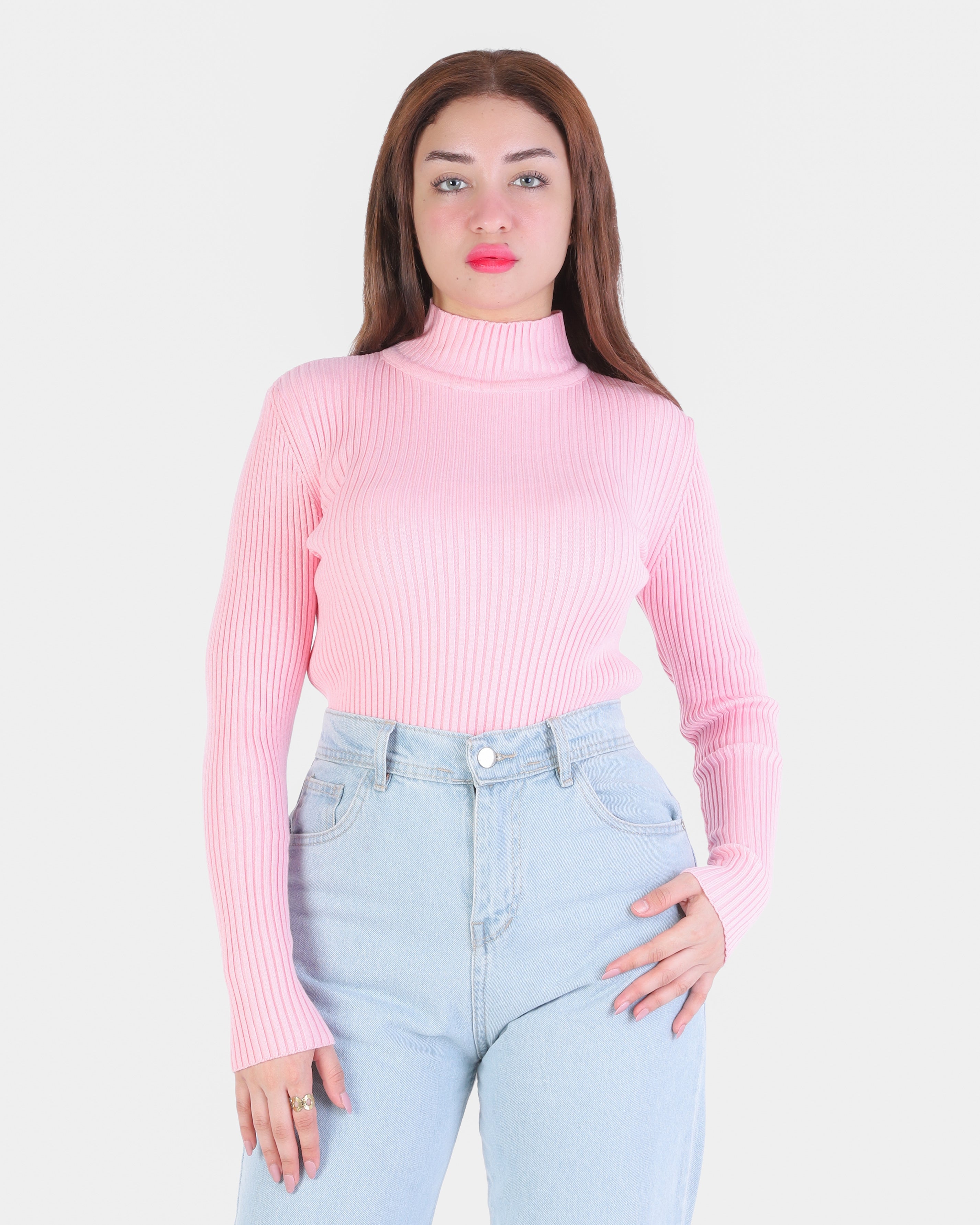 Basic Ribbed Knit Top 2136/105