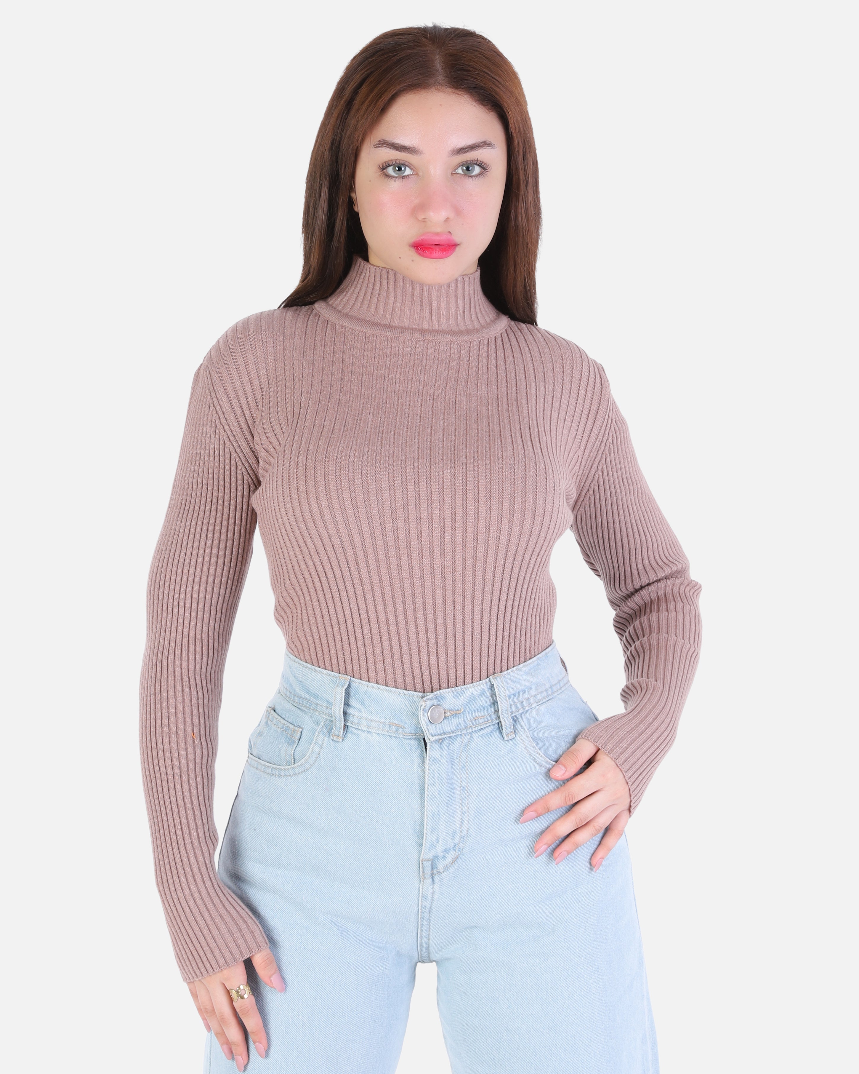Basic Ribbed Knit Top 2136/105